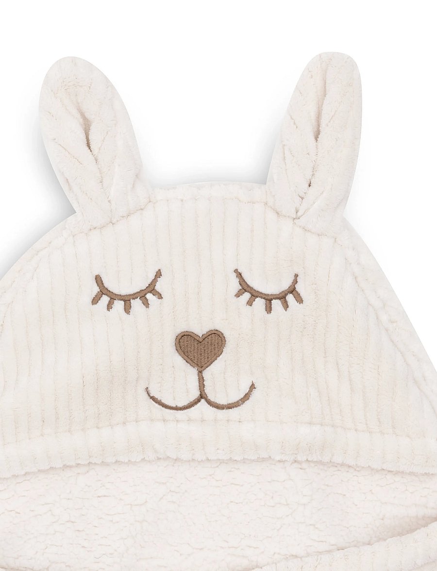 Jollein - Wrap Blanket - Bunny - Cloudy Rib - babydecken - oatmeal - 4