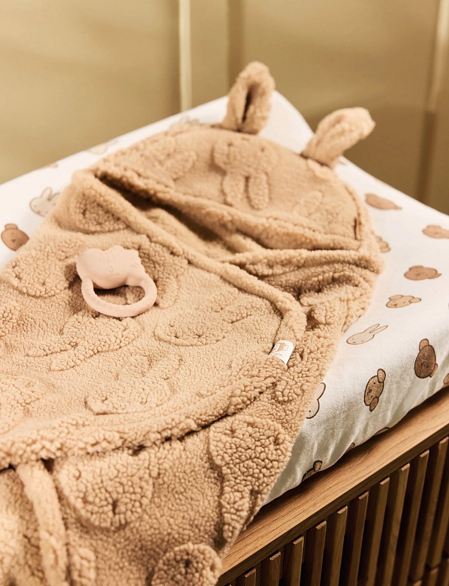 Jollein - Wrap Blanket - Bear Boucle - babydecken - biscuit - 0