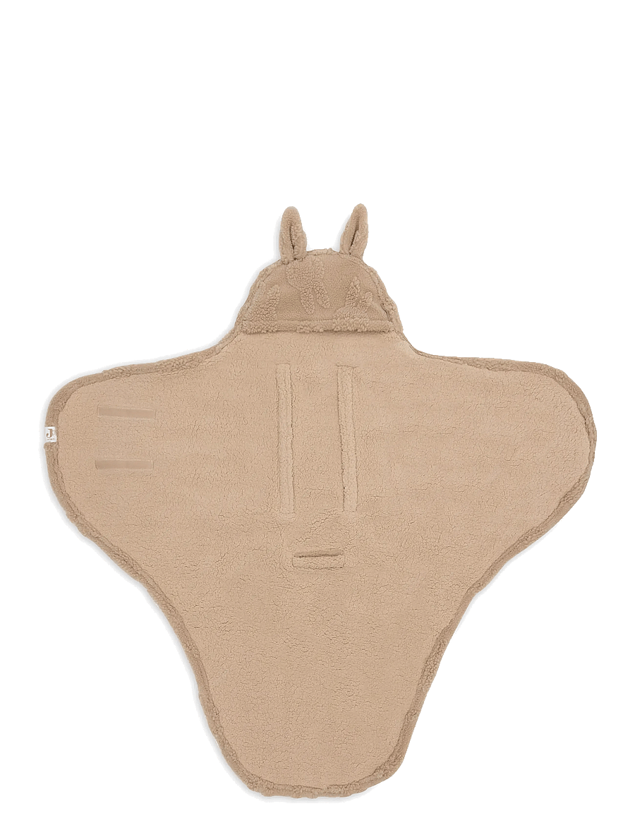 Jollein - Wrap Blanket - Bunny - Cloudy Rib - biscuit - 1