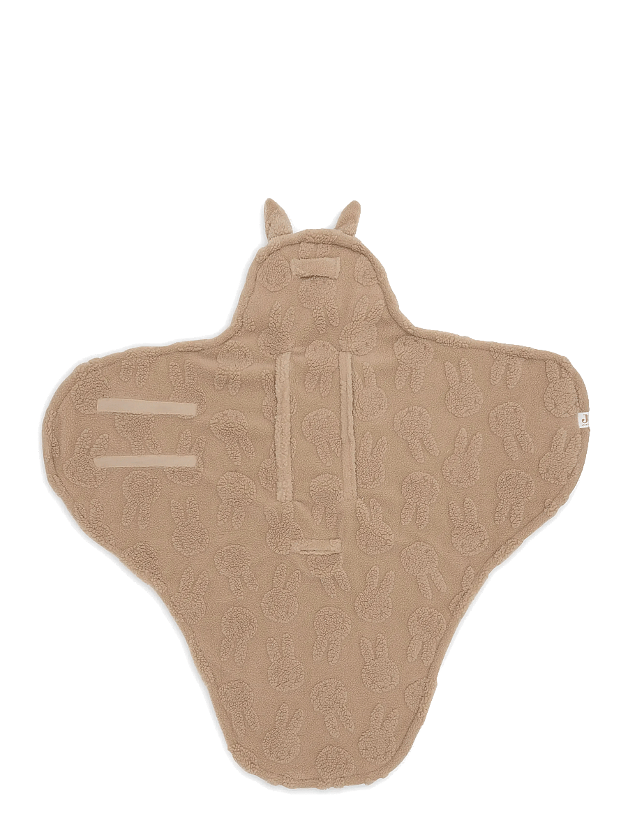 Jollein - Wrap Blanket - Bunny - Cloudy Rib - biscuit - 2