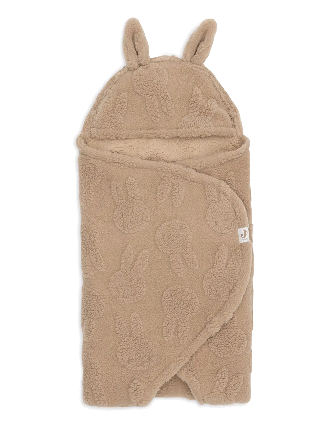 Jollein - Wrap Blanket - Bunny - Cloudy Rib - biscuit - 3