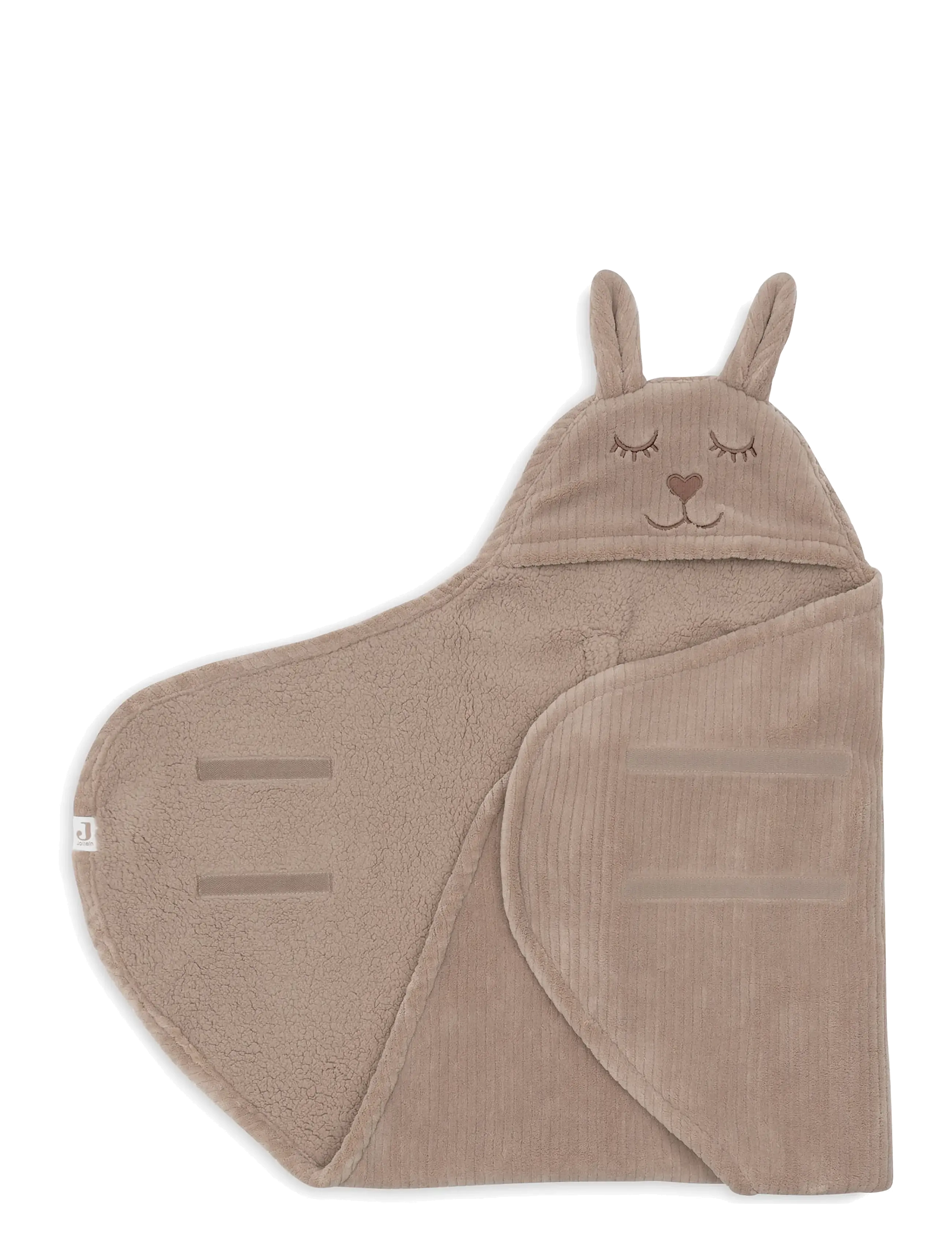 Jollein - Wrap Blanket - Bunny - Cloudy Rib - milky coffee - 2