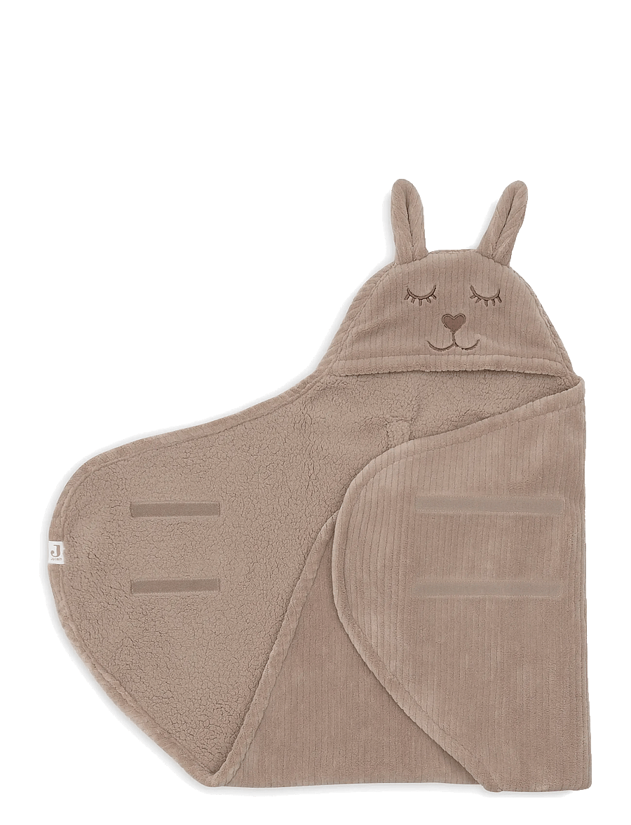 Jollein - Wrap Blanket - Bunny - Cloudy Rib - milky coffee - 2