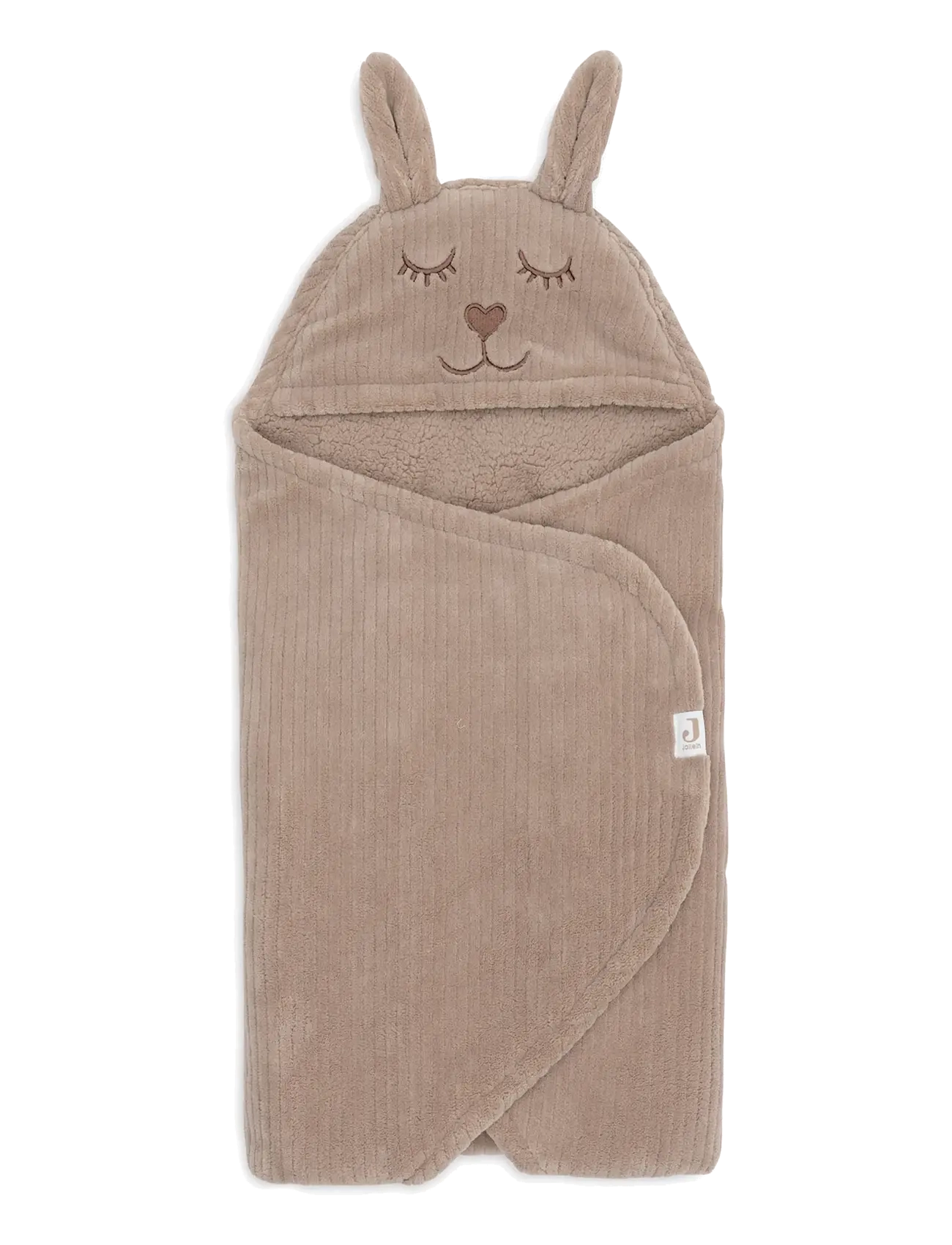 Jollein - Wrap Blanket - Bunny - Cloudy Rib - milky coffee - 3