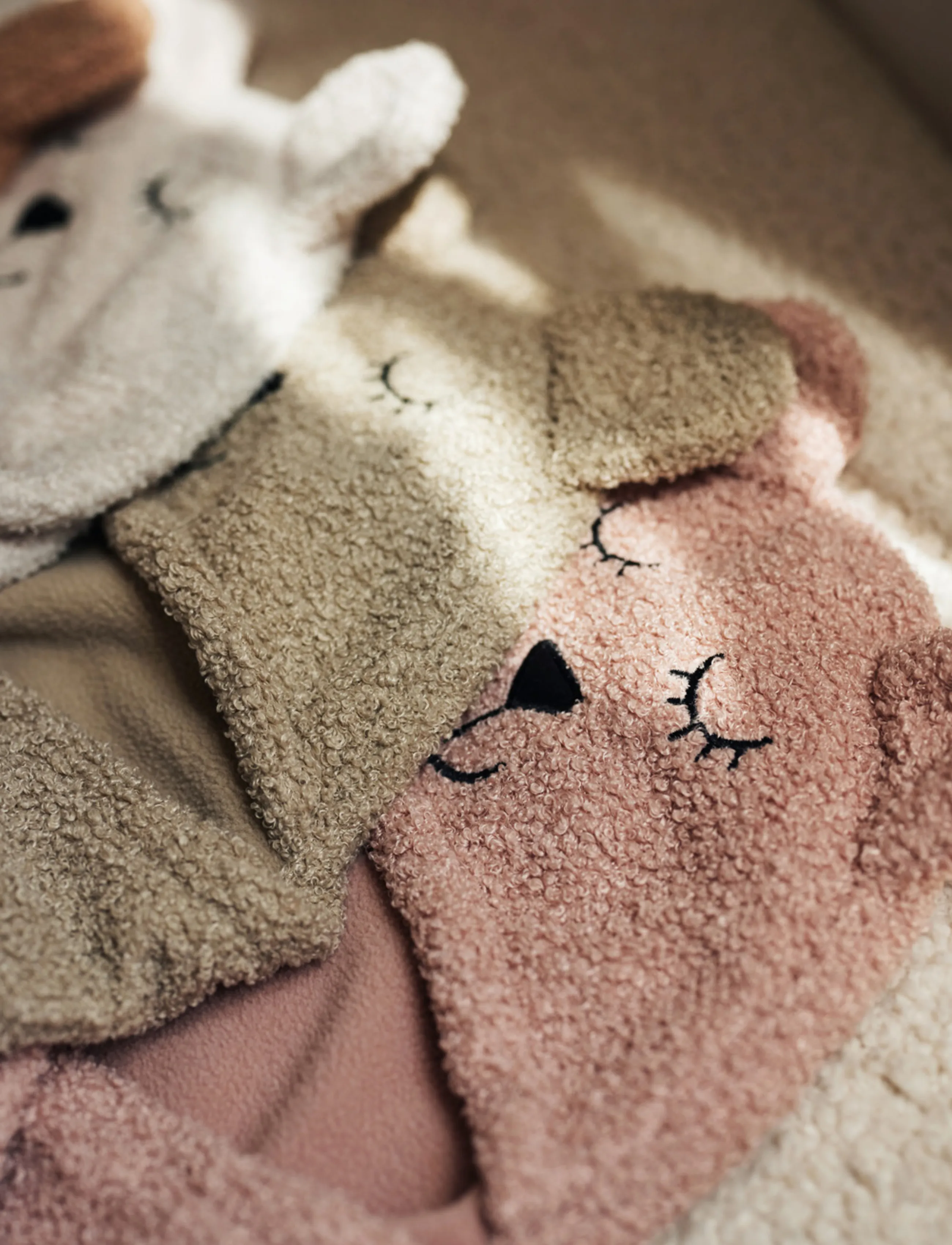 Jollein Wrap Blanket - Bear Boucle, 100X105, Cream, Babysøvn > Nusseklude, Børn