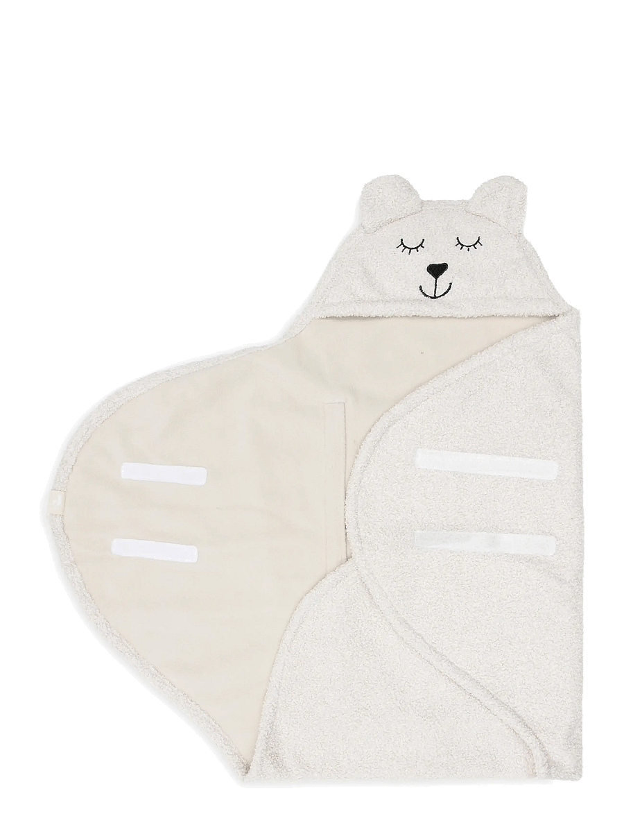 Jollein - Wrap Blanket - Bear Boucle - babyfiltar - oatmeal - 3