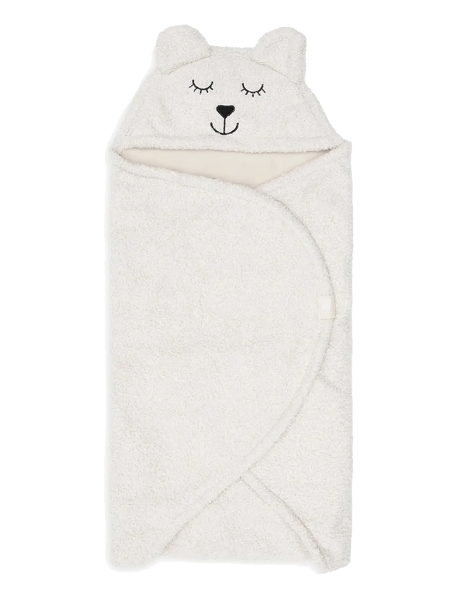 Jollein - Wrap Blanket - Bear Boucle - babyfiltar - oatmeal - 4