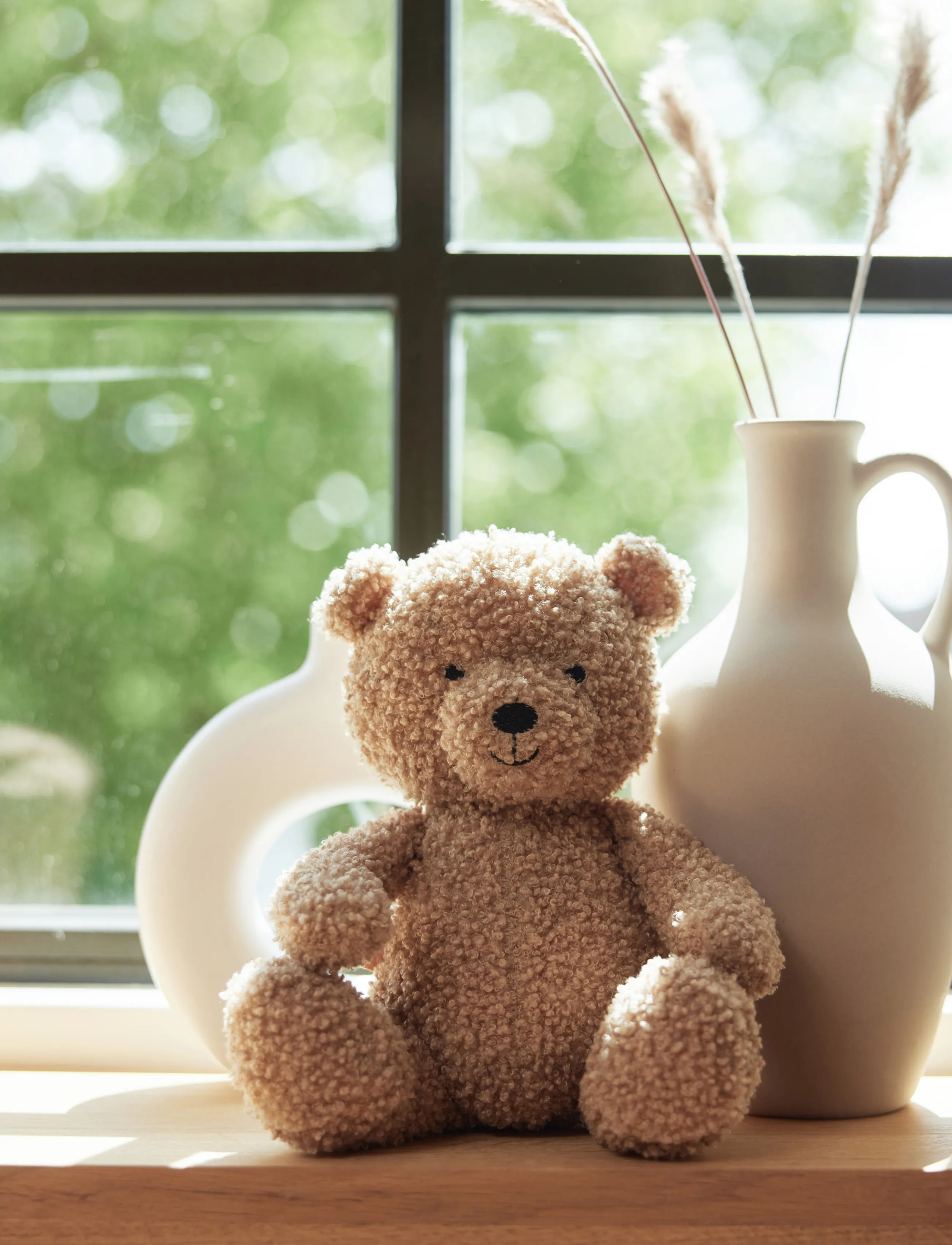 Jollein Stuffed Animal - Teddy Bear, 25 cm, Beige, Soft Legetøj > Stuffed Animals, Børn