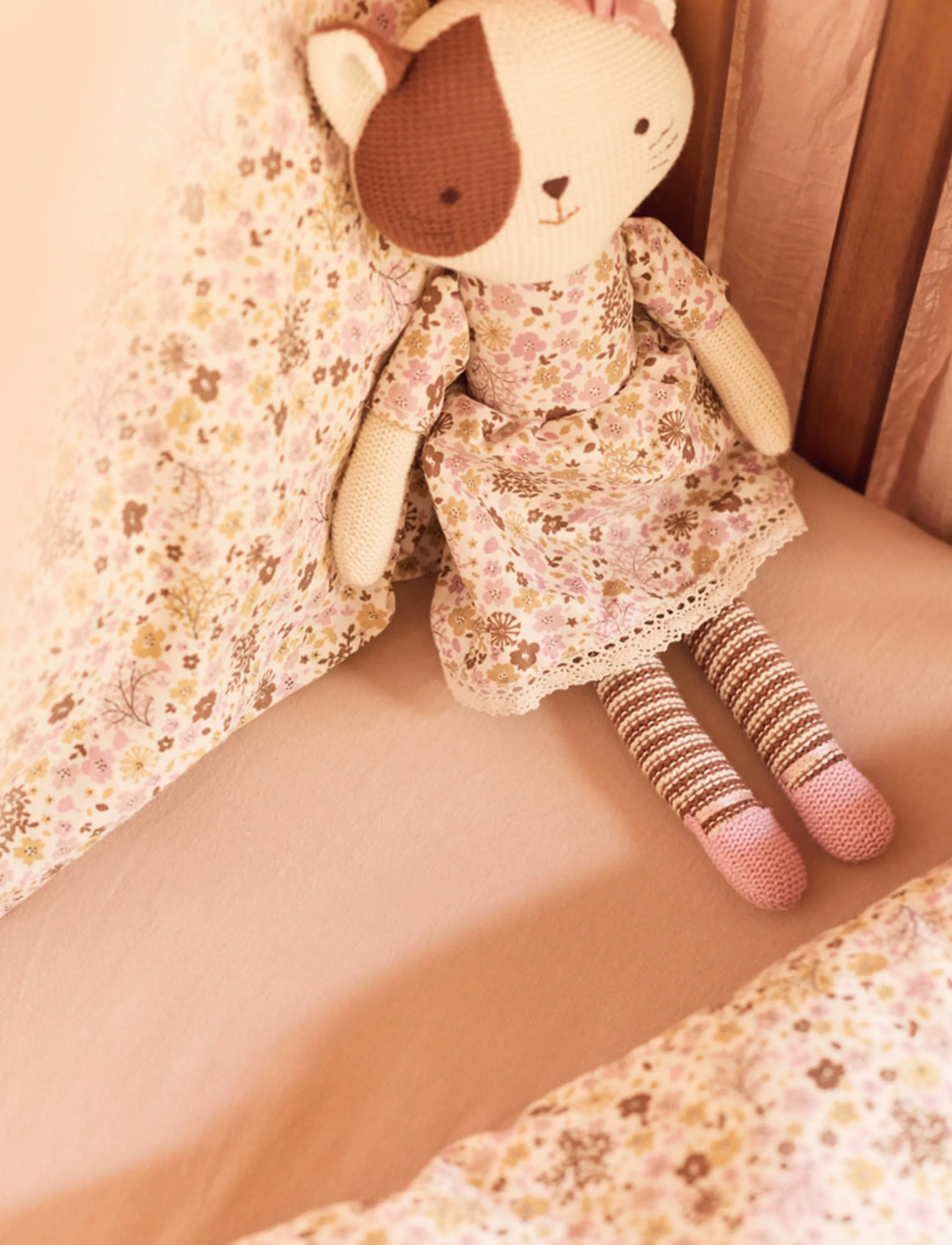 Jollein Stuffed Animal - Teddy Bear, 40 cm, Cream, Soft Legetøj > Stuffed Animals, Børn