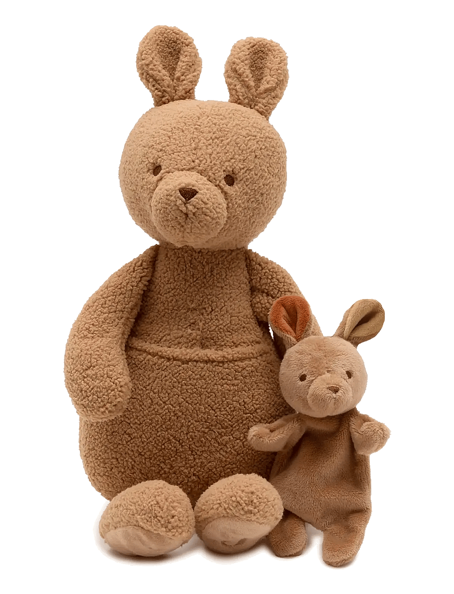 Jollein - Stuffed Animal - mjukisdjur - kangaroots - 4