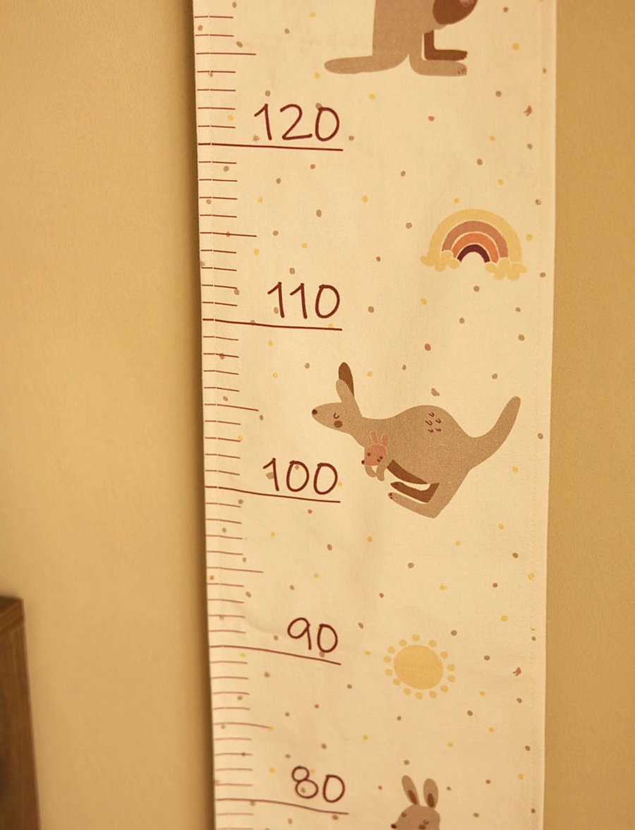 Jollein - Growth Chart - väggdekor - kangaroots - 0