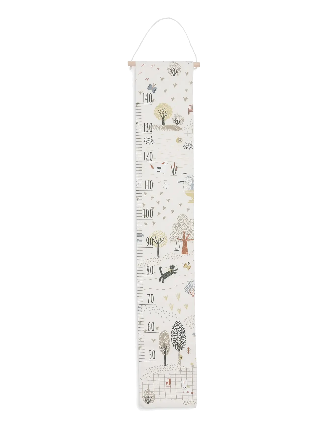 Jollein Growth Chart, 120 cm, Cream, Vægklistermærker > Vækstdiagram, Børn