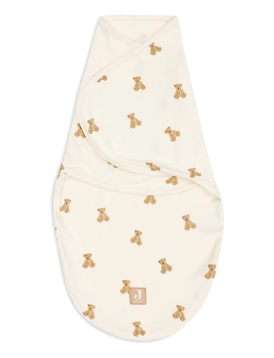 Jollein - Baby Sleeping Bag Wrapper - swaddles - mini teddy bear - 1