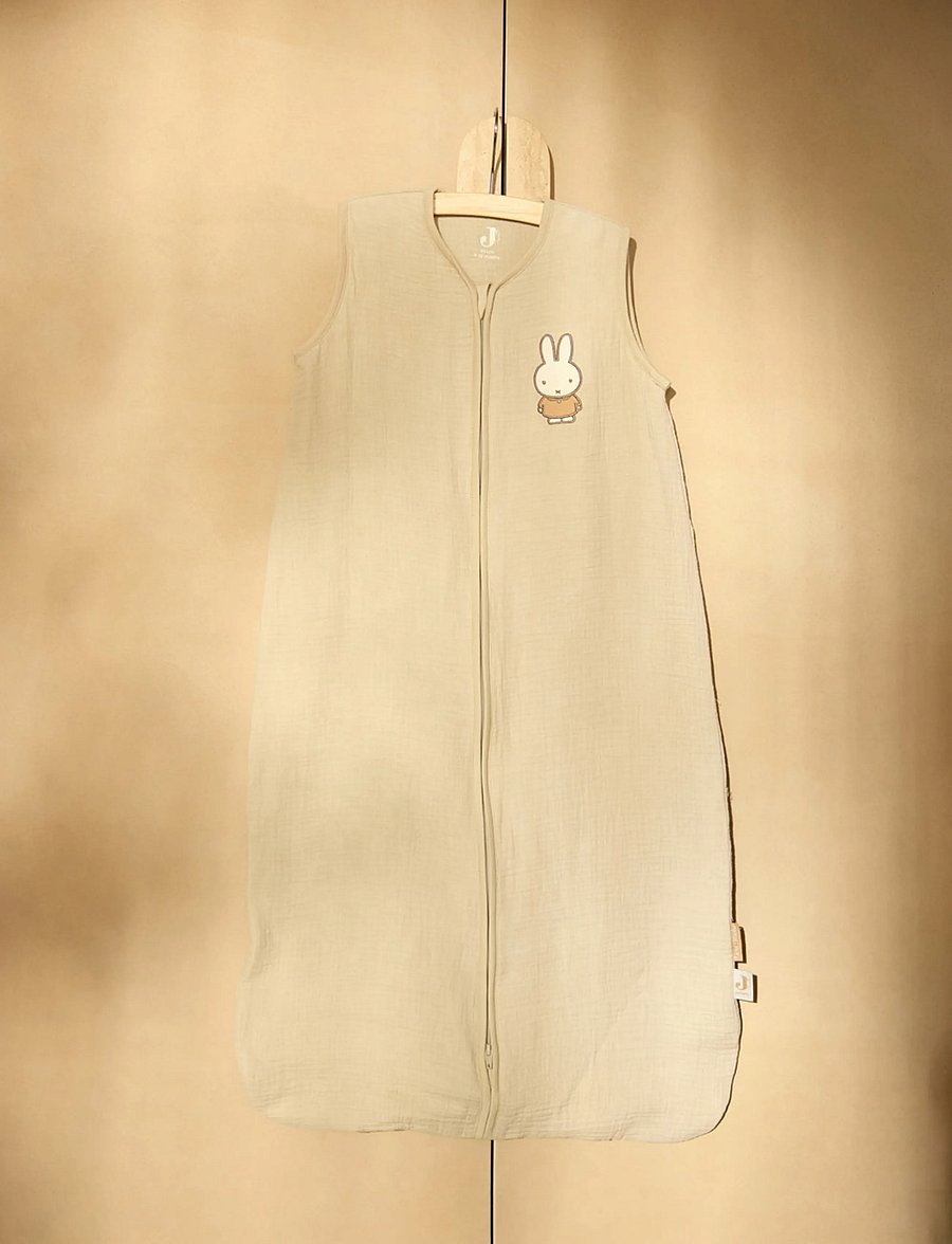Jollein - Baby Sleeping Bag - Jersey - Little Waffle - sovpåsar - miffy family farm - 0
