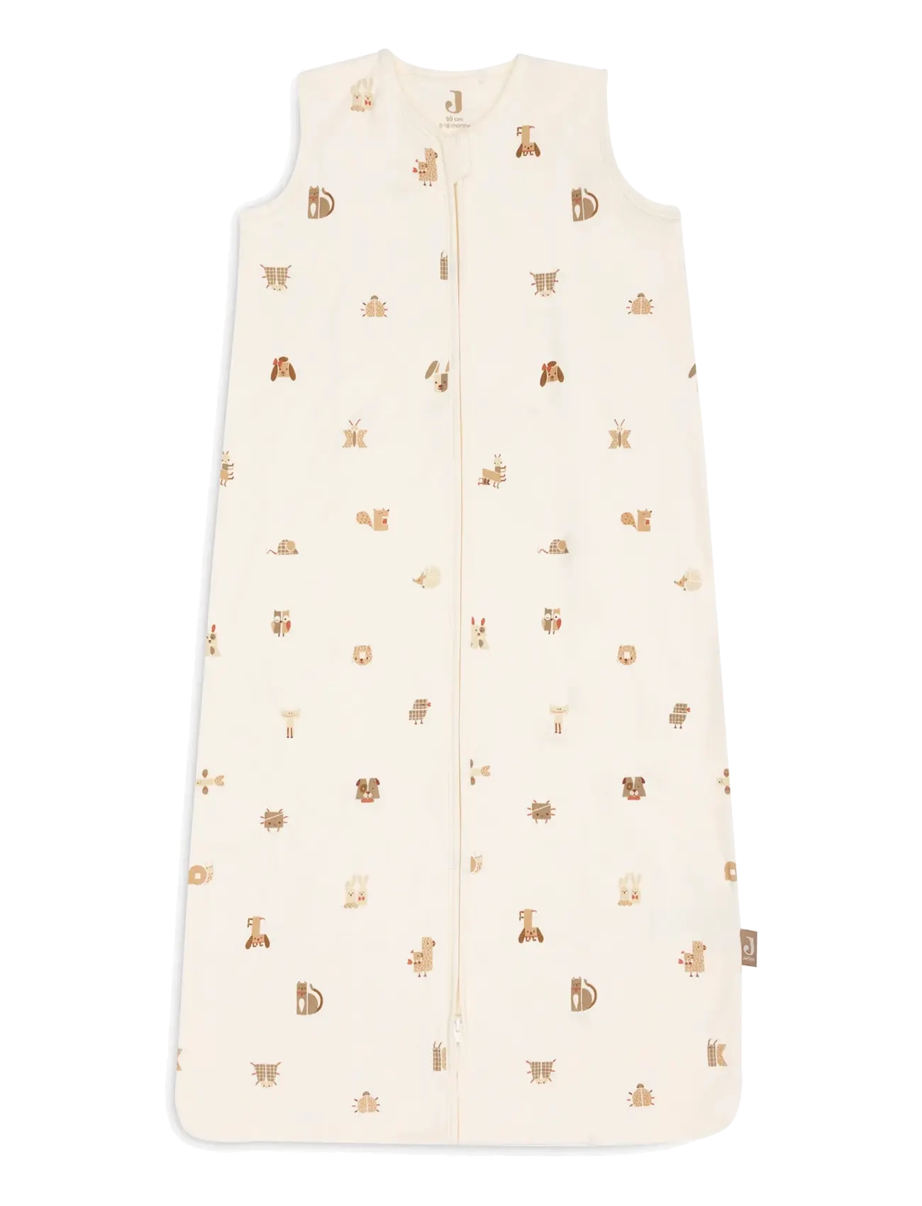 Jollein Baby Sleeping Bag Jersey, Børn, Baby Musselin Sovepose, Cream, Str: 90
