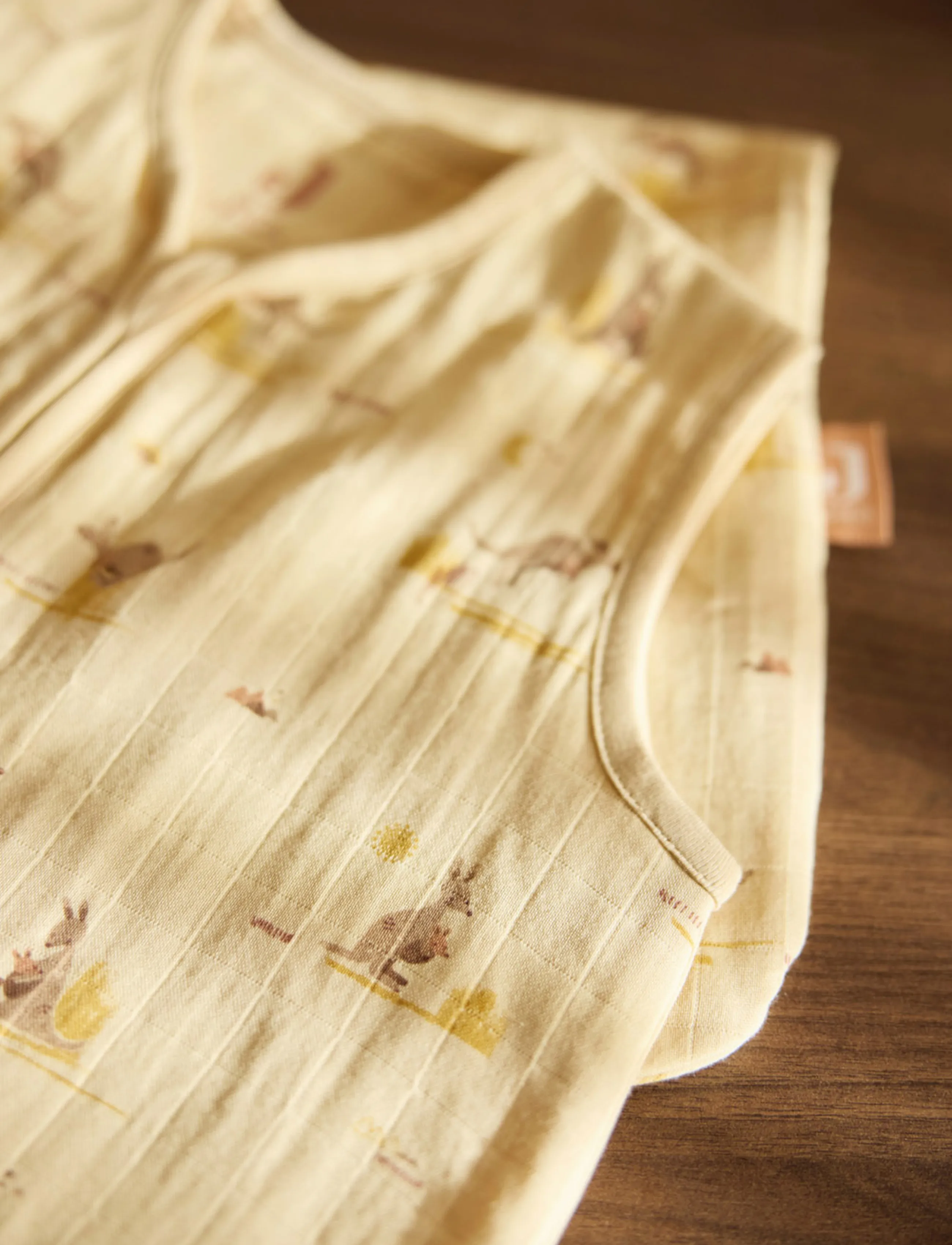 Jollein Baby Sleeping Bag Jersey, Børn, Baby Musselin Sovepose, Beige, Str: 90