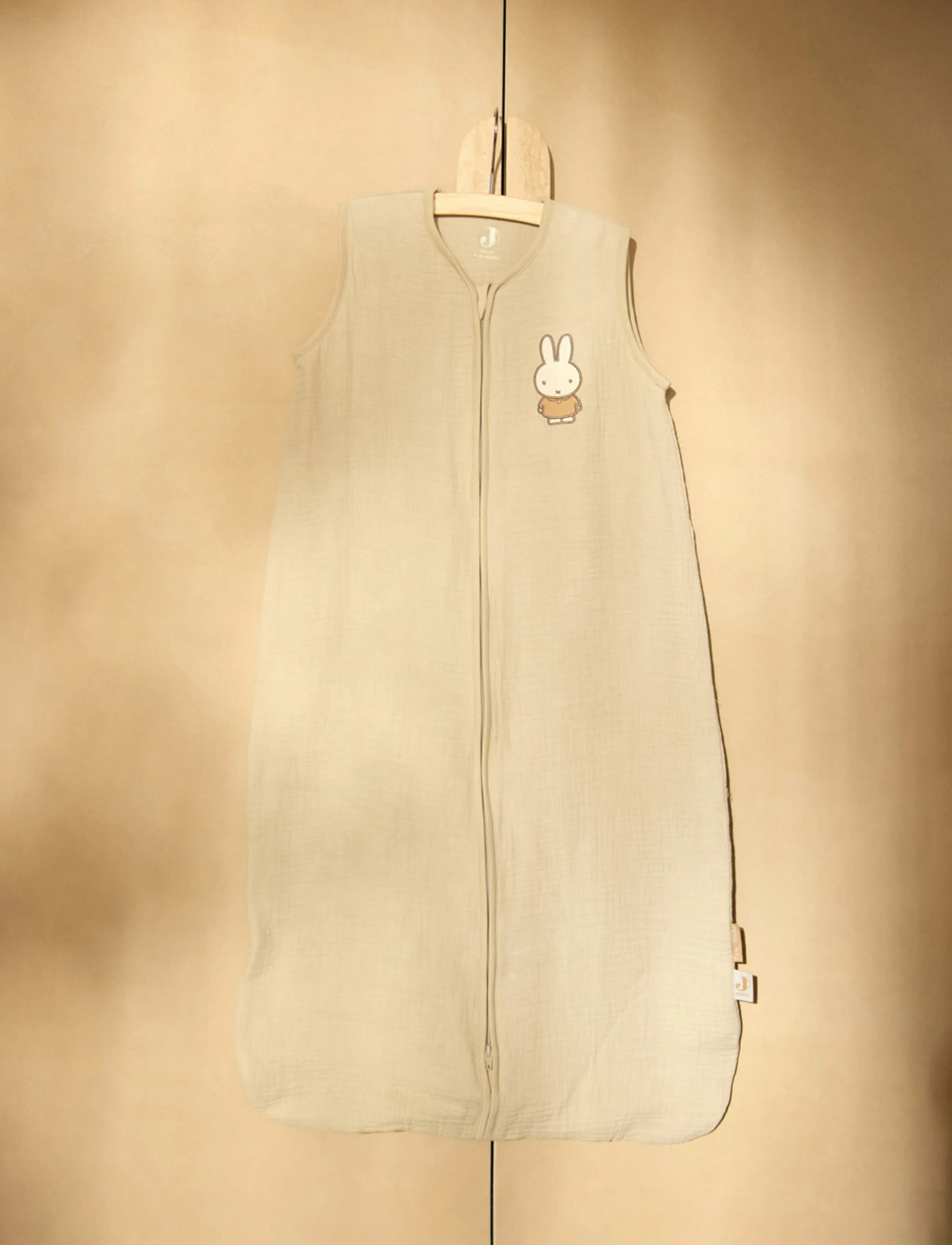 Jollein Baby Sleeping Bag Jersey, Børn, Baby Musselin Sovepose, Beige, Str: 90