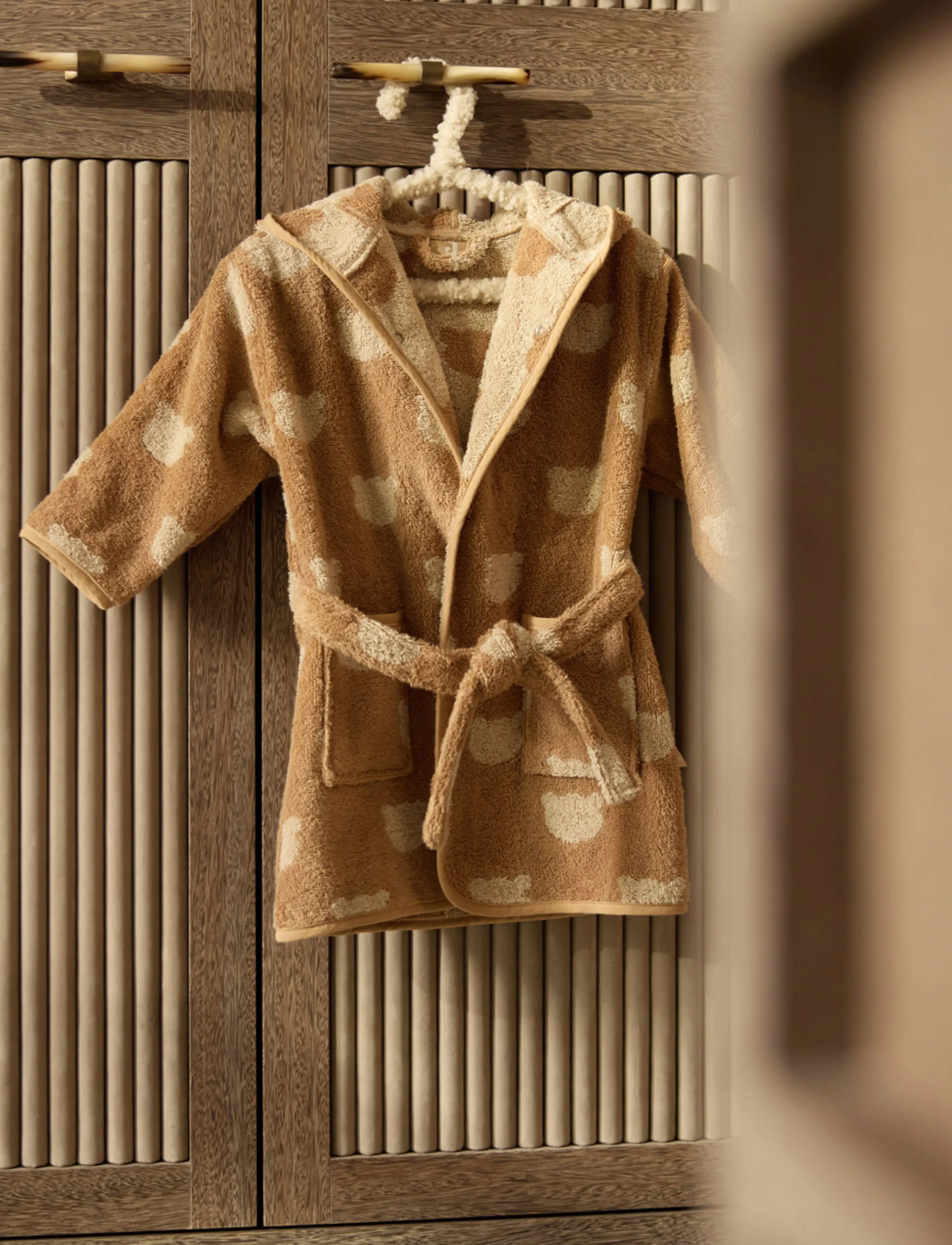 Jollein Baby Bathrobe - Morgonrockar - BISCUIT / brown