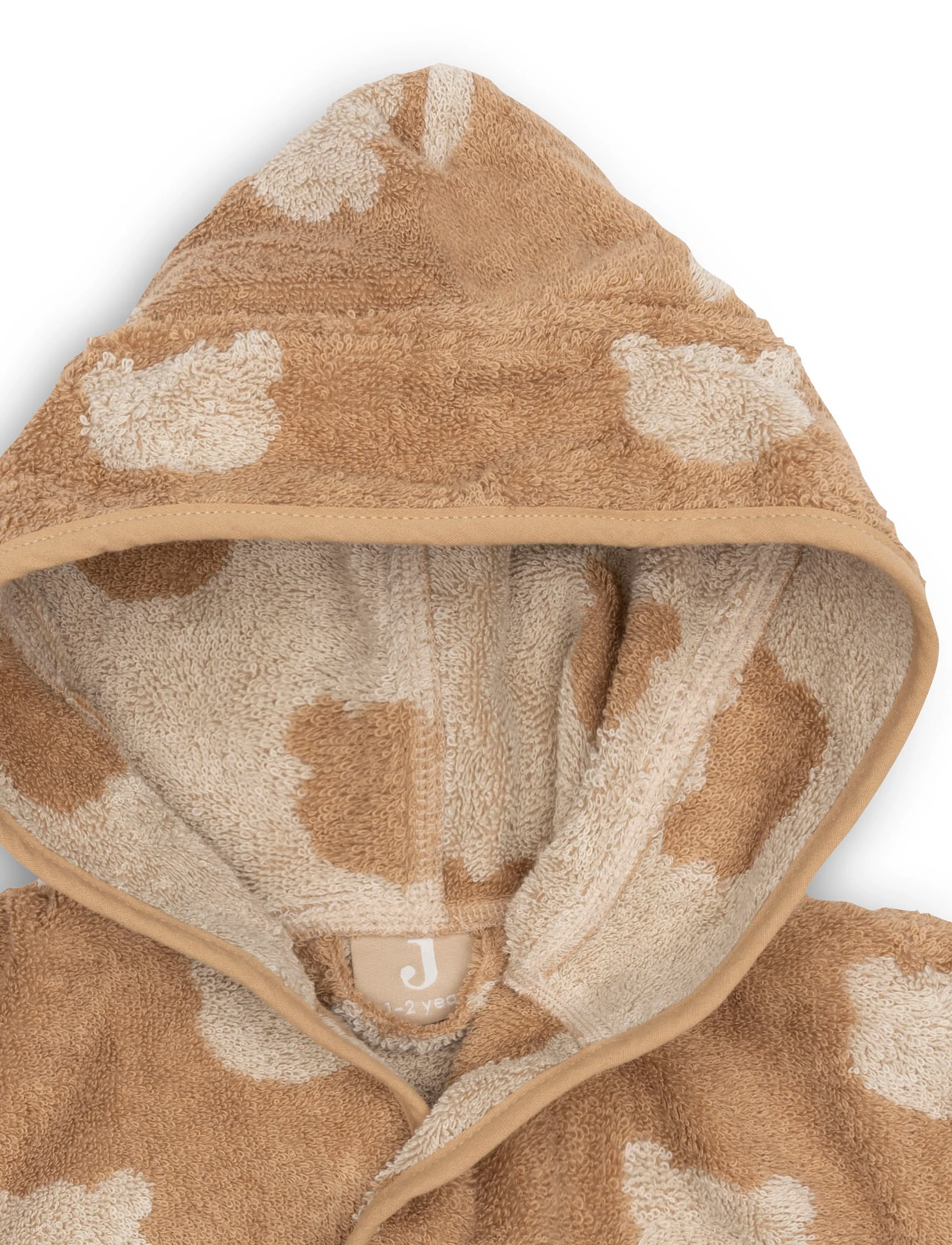 Jollein - Baby Bathrobe - bademäntel - biscuit - 2