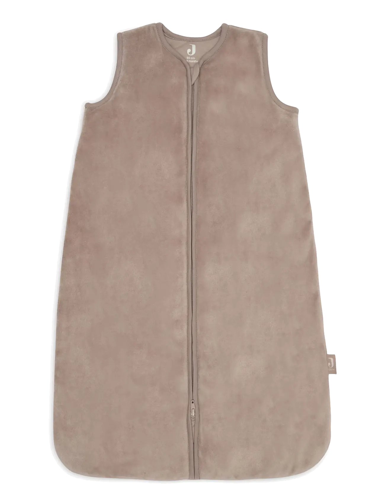 Jollein Baby Sleeping Bag Sleeveless Velvet, Ærmeløs Babysovepose, Beige, Str: 90