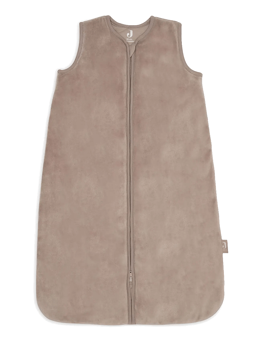 Jollein - Baby Sleeping Bag Sleeveless - Velvet - milky coffee - 0