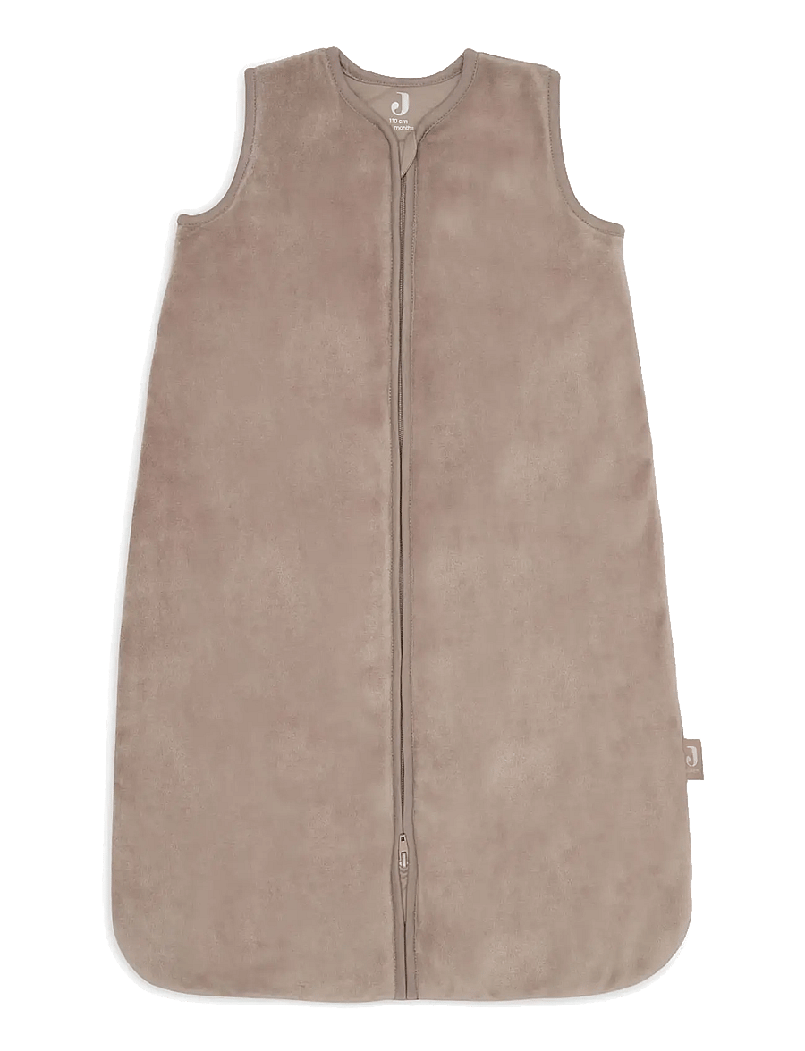 Jollein - Baby Sleeping Bag Sleeveless - Velvet - milky coffee - 0