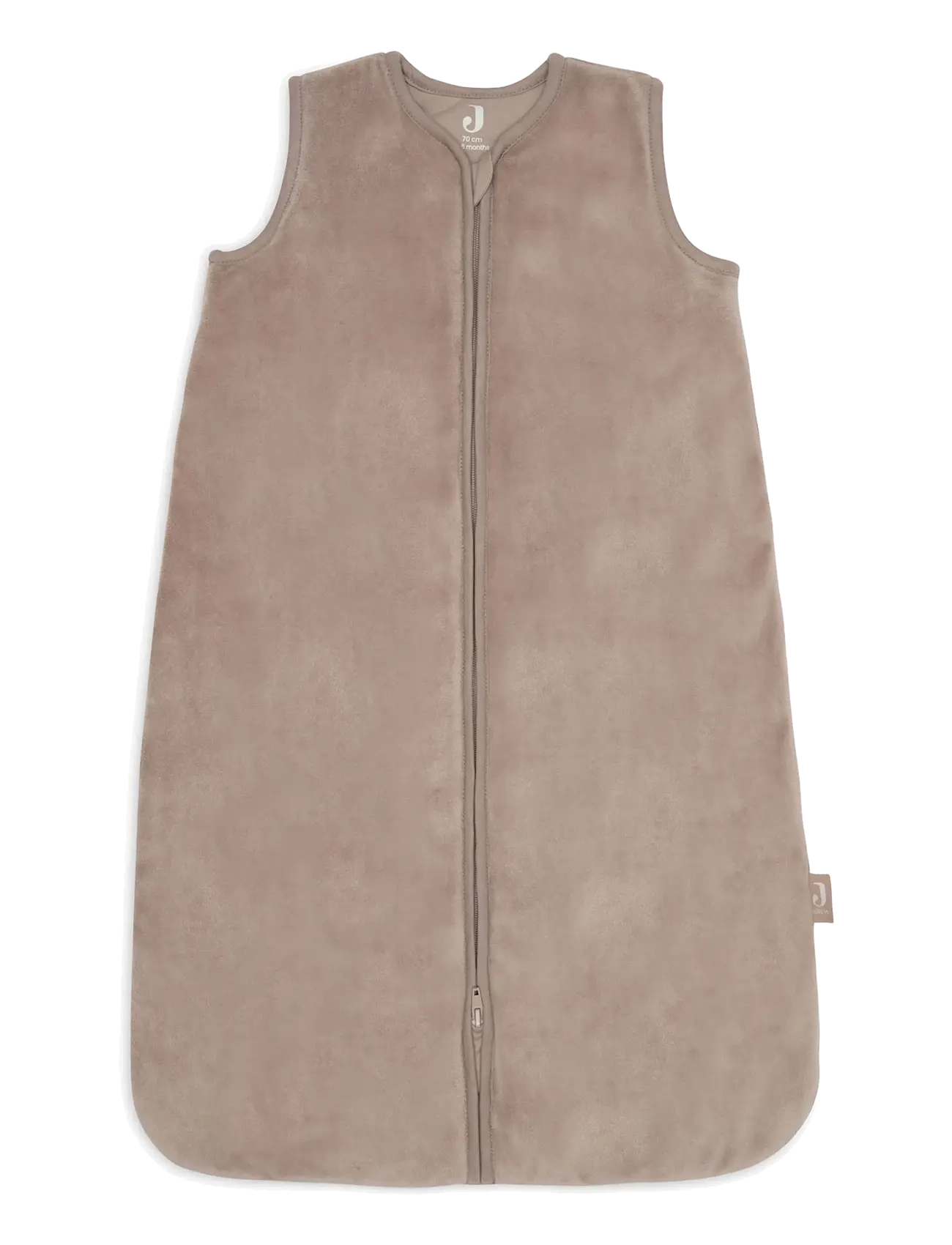 Jollein Baby Sleeping Bag Sleeveless Velvet, Børn, Ærmeløs Babysovepose, Brun, Str: 70