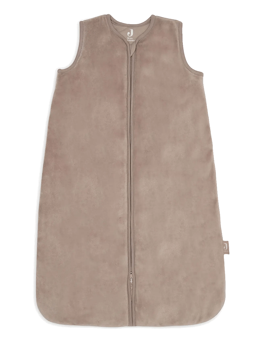 Jollein - Baby Sleeping Bag Sleeveless - Velvet - milky coffee - 0