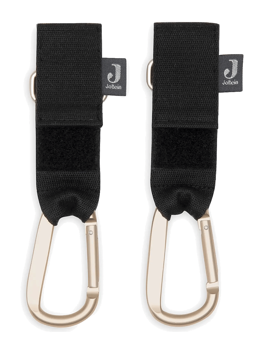 Jollein - Stroller Hooks - barnvagnstillbehör - black - 2