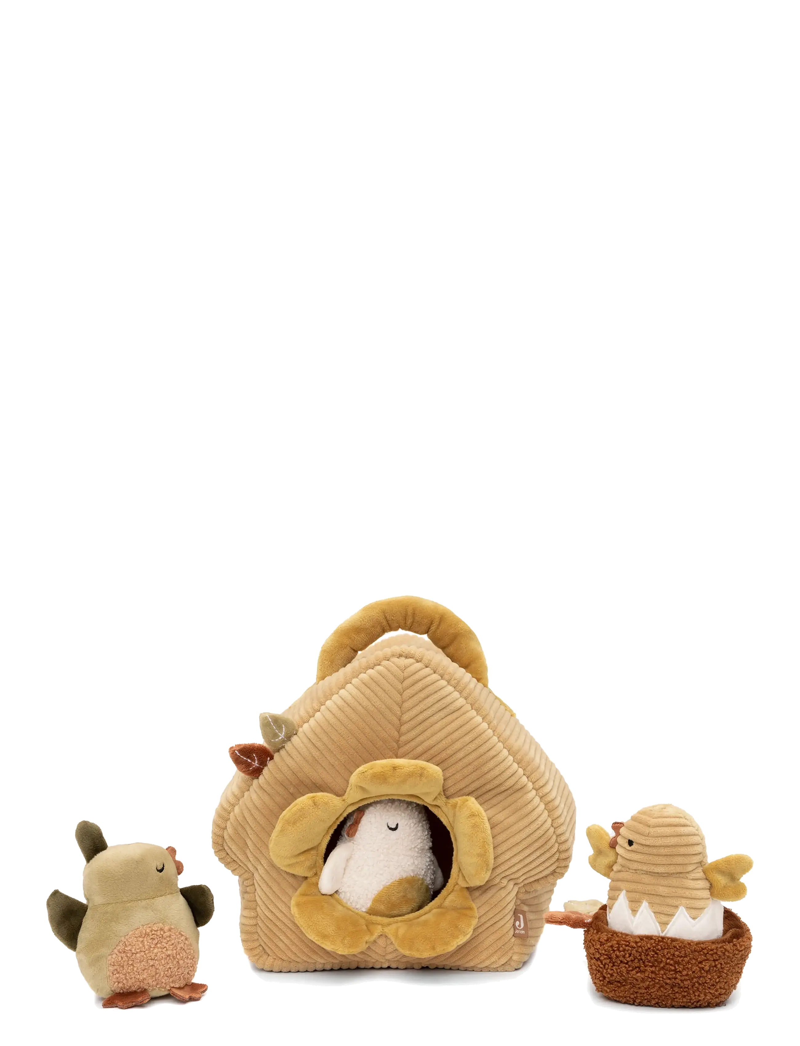 Jollein Hide and Seek Activity Toy Set - Jollein - TINY PARK / beige