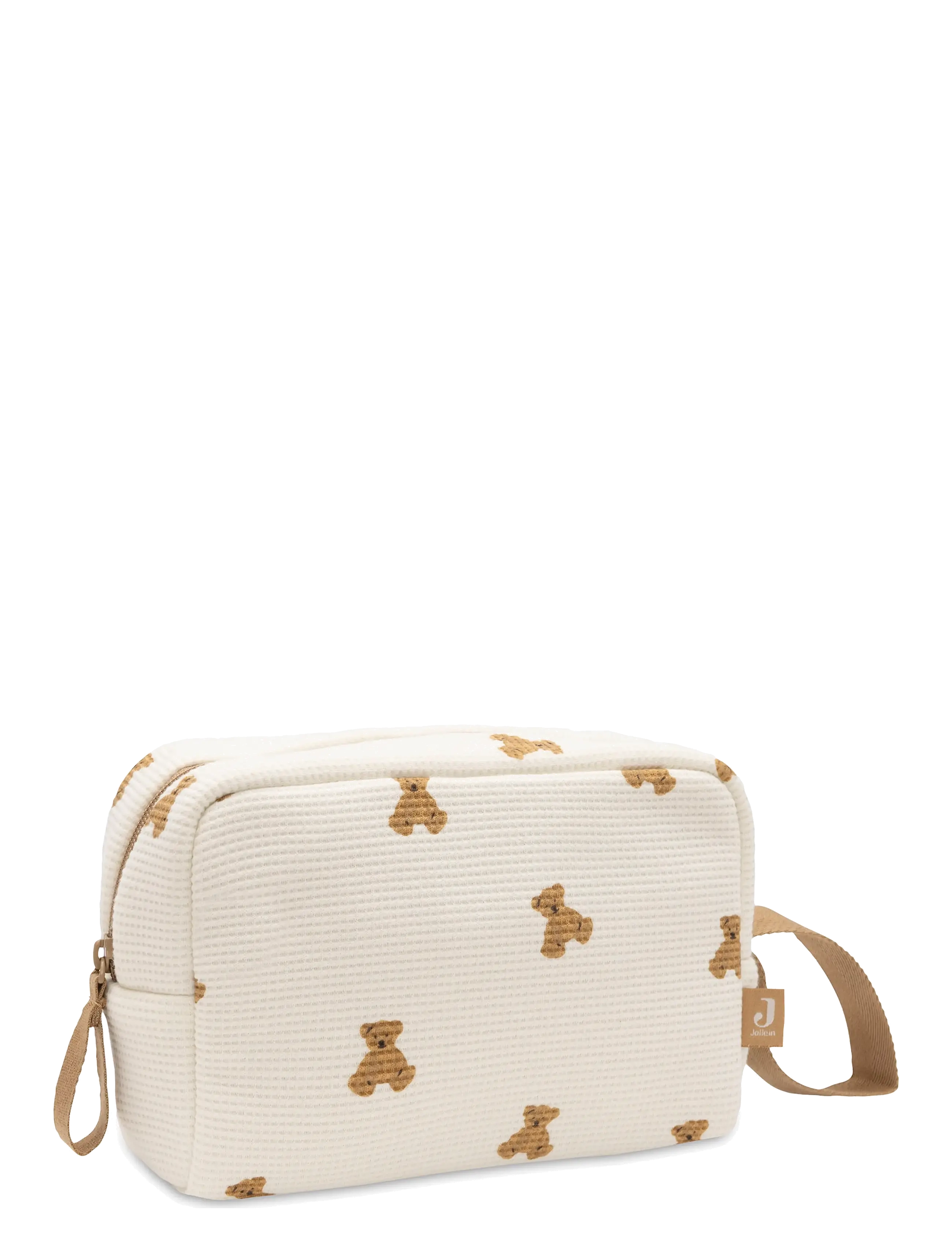 Jollein Pouch - Mini Teddy Bear - Kosmetiktasche - MINI TEDDY BEAR / cream