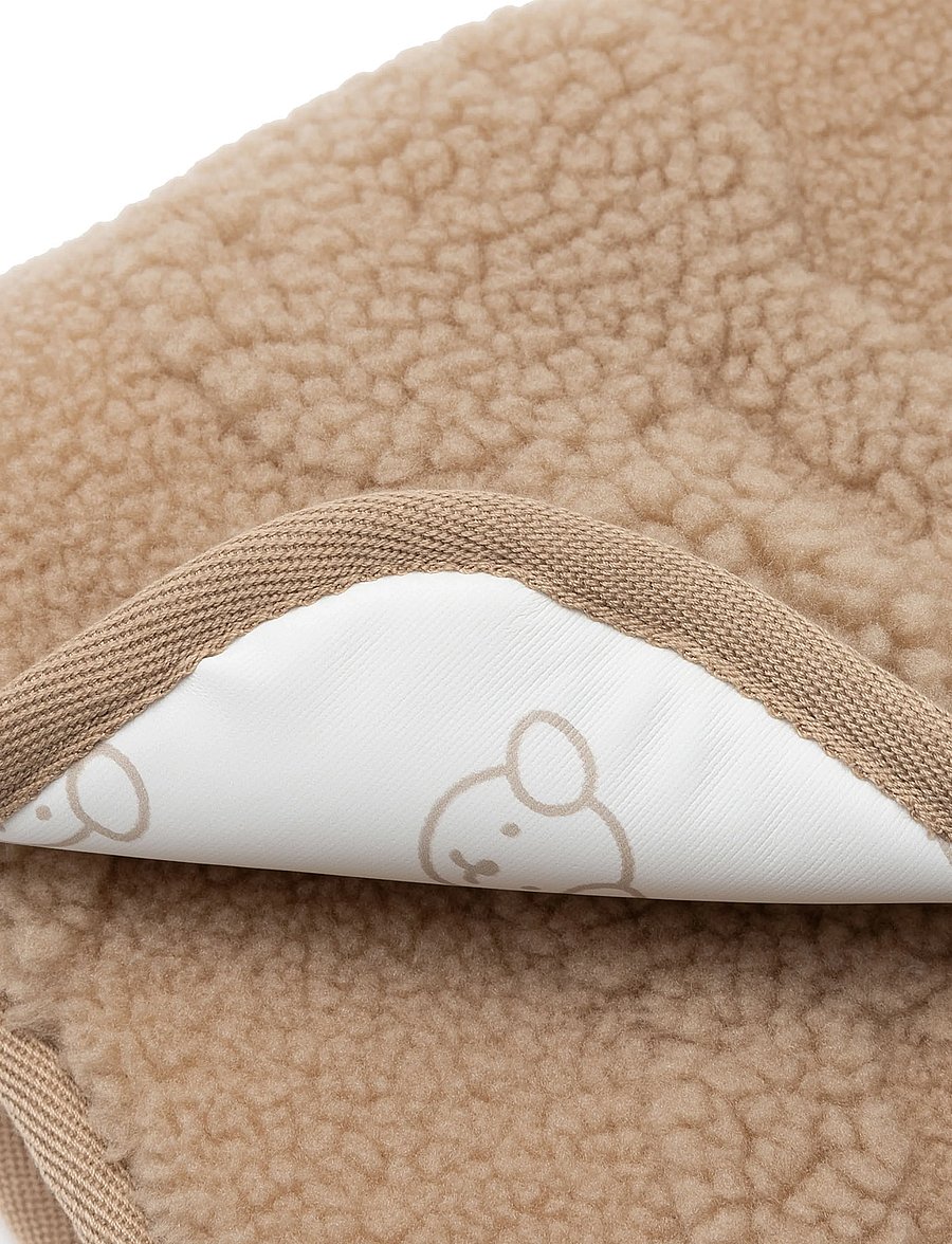 Jollein - Changing Pad with Storage Pockets Jacquard Teddy - skötdbäddar - biscuit - 5
