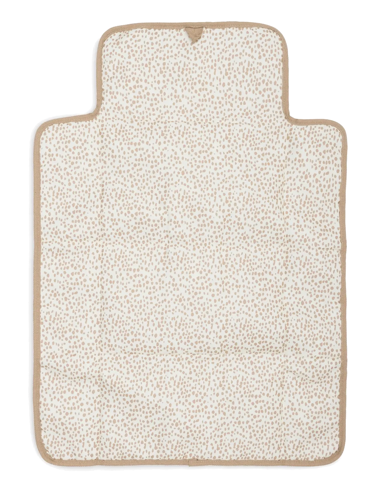 Jollein - Changing Pad With Storage Pockets - Cloudy Rib - skötdbäddar - biscuit - 2