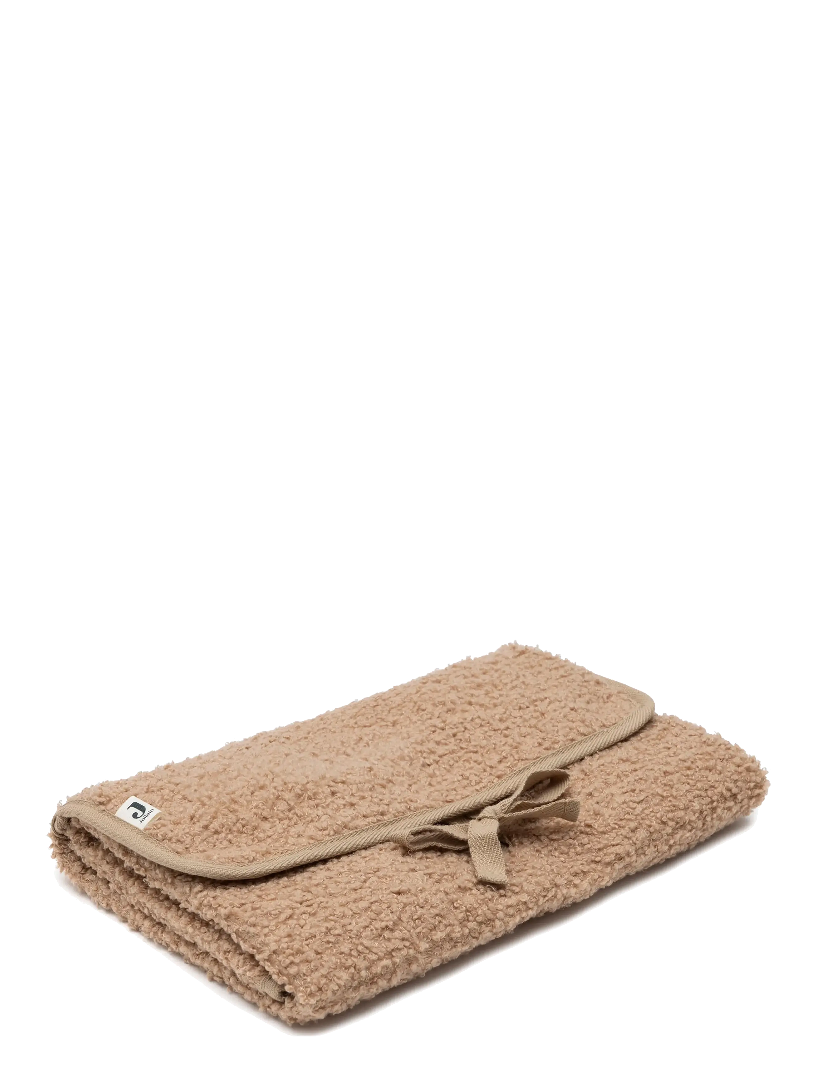 Jollein - Changing Pad With Storage Pockets - Cloudy Rib - skötdbäddar - biscuit - 4