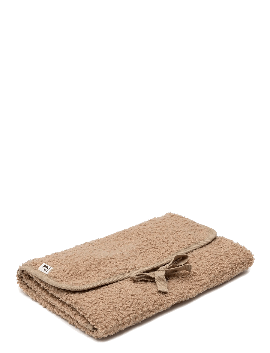 Jollein - Changing Pad With Storage Pockets - Cloudy Rib - skötdbäddar - biscuit - 4