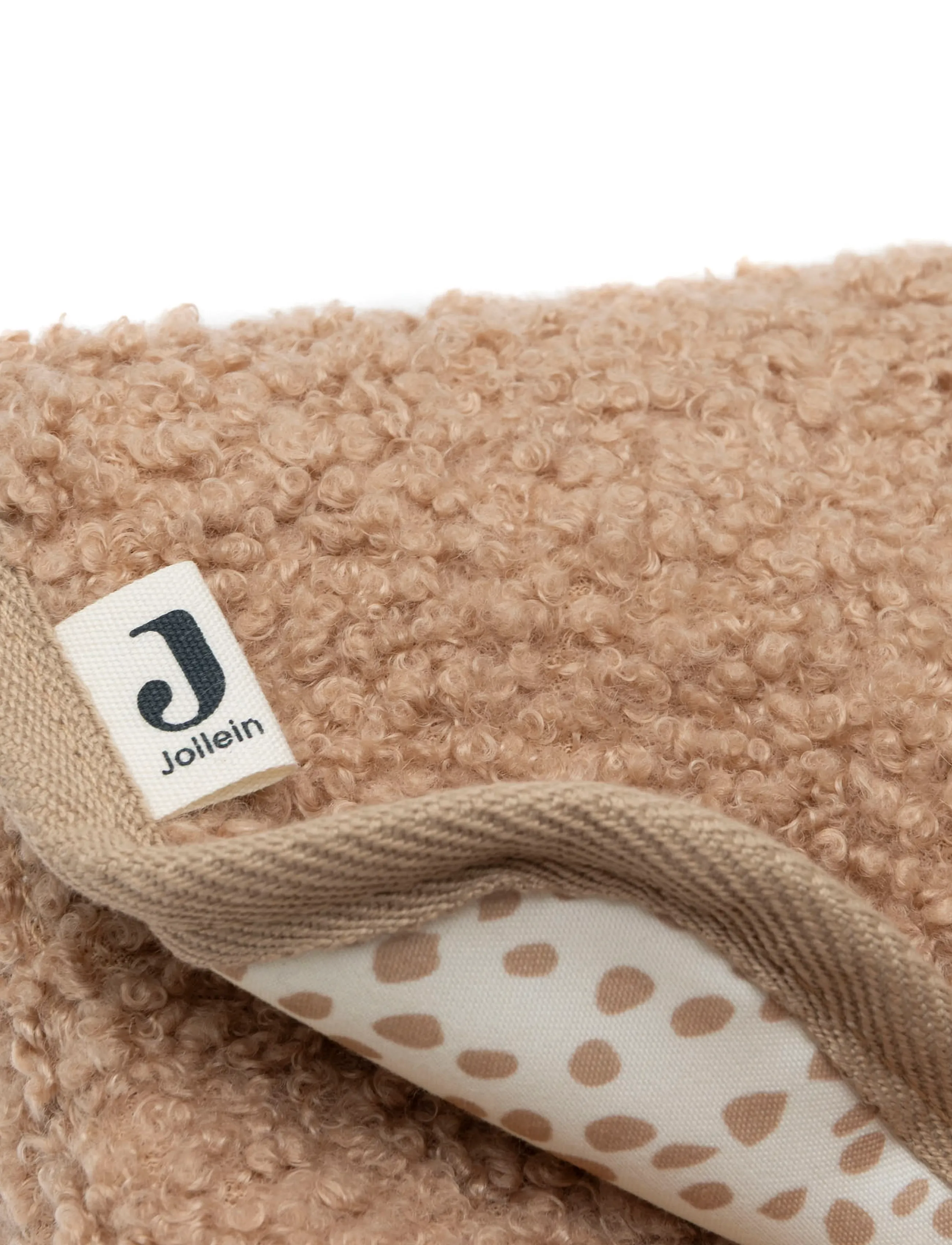 Jollein - Changing Pad With Storage Pockets - Cloudy Rib - skötdbäddar - biscuit - 5