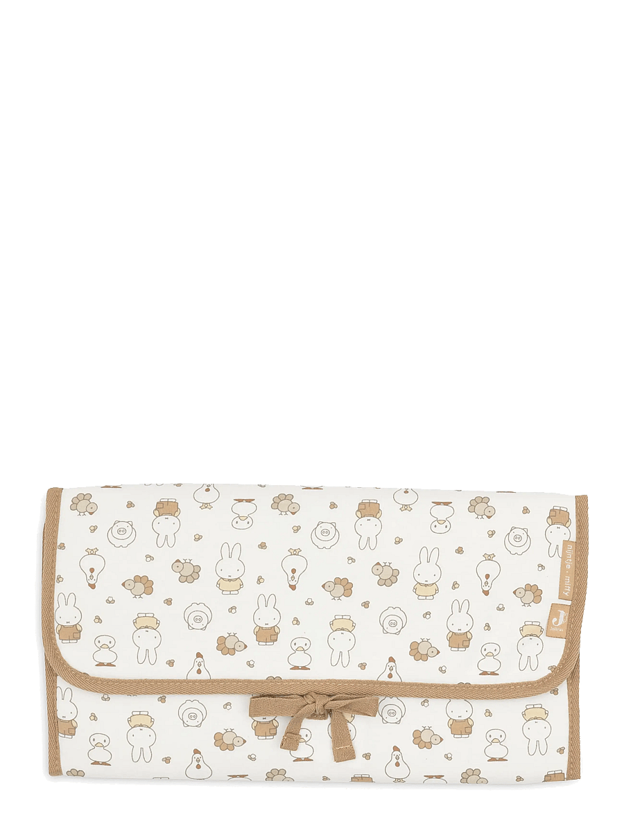 Jollein - Changing Pad With Storage Pockets - miffy family farm - 0