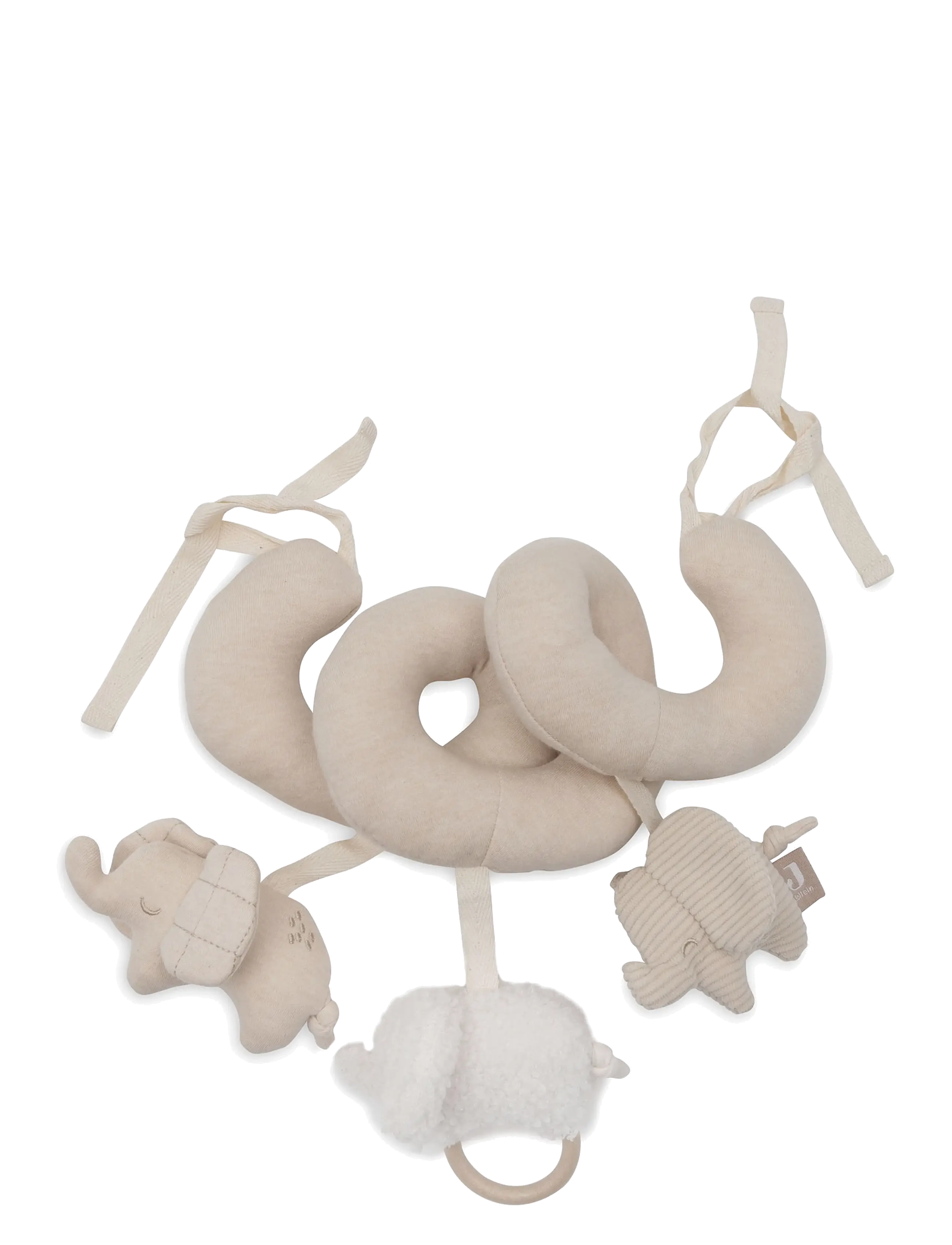 Jollein Activity Spiral - Babylegetøj - ELEPHANT TALES / beige