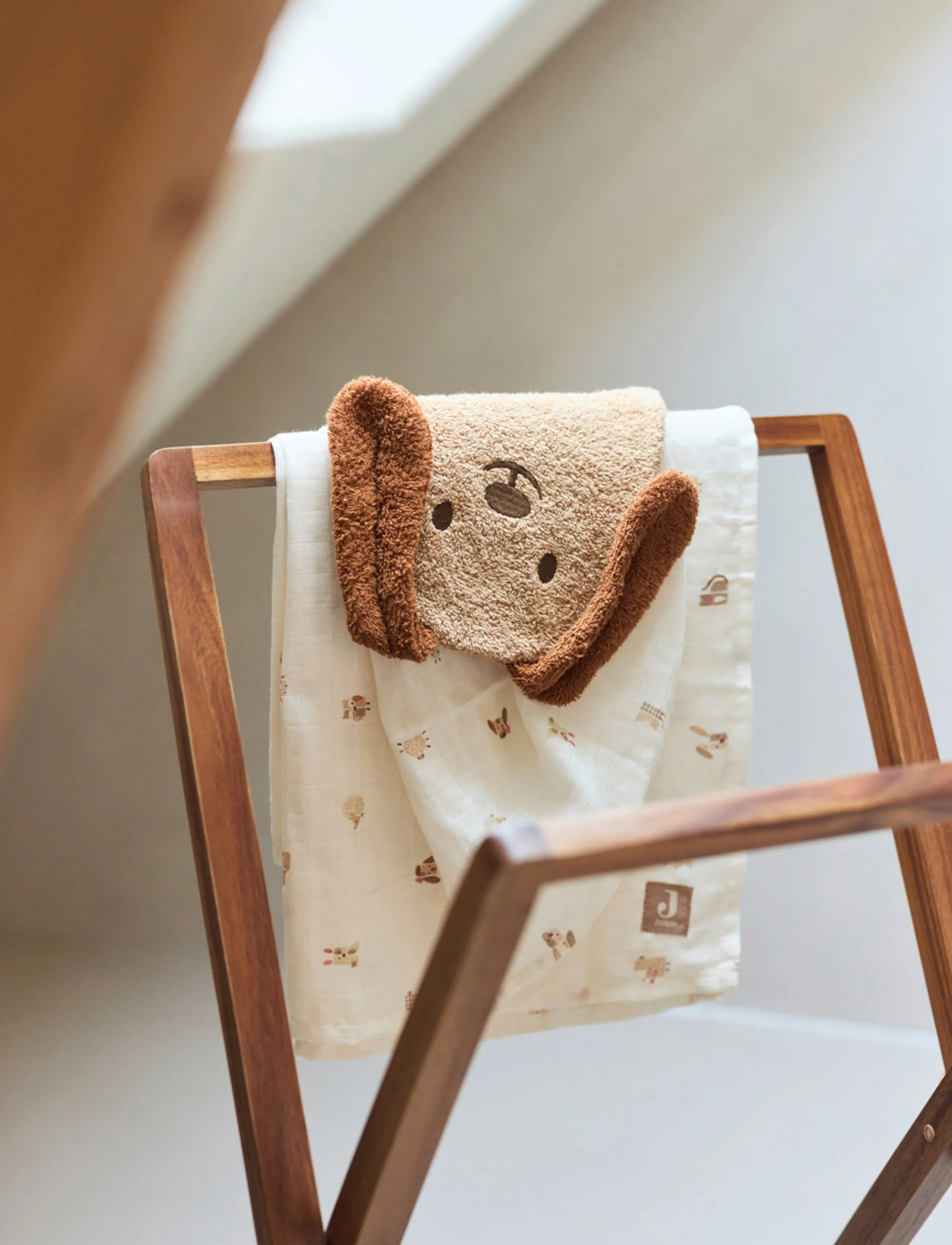 Jollein Washcloth Terry Pets, Børn, Kæledyrs Vaskeklud, Beige, Str: 27X16