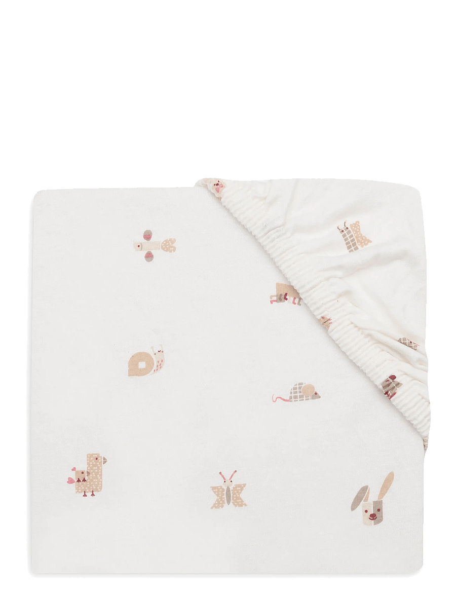 Jollein - Fitted Sheet - Jersey - animal friends - 0