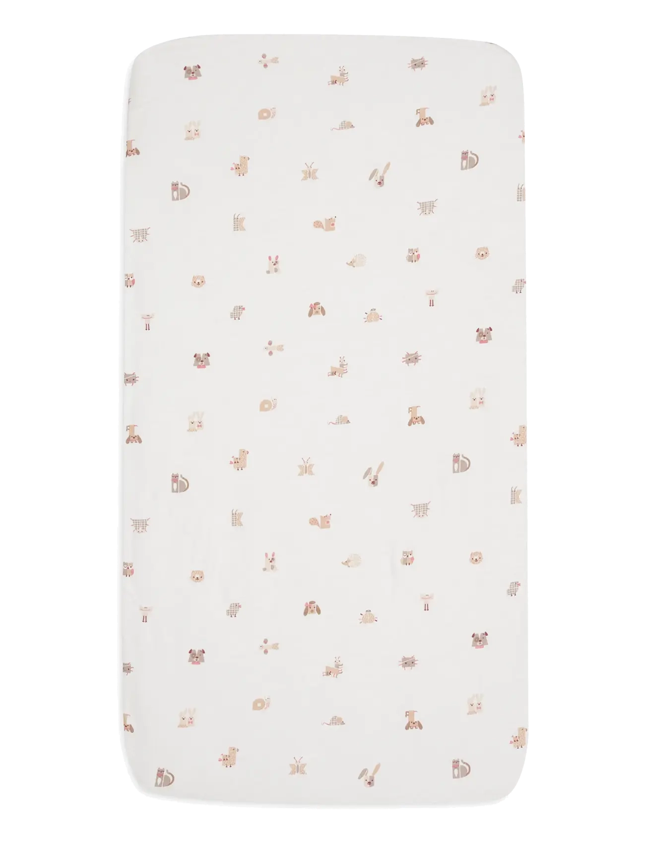 Jollein - Fitted Sheet - Jersey - animal friends - 1