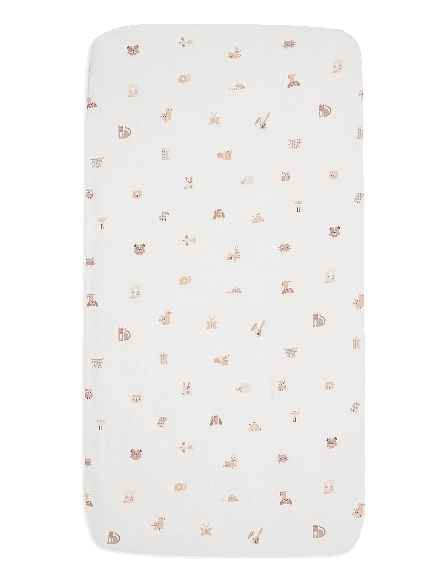 Jollein - Fitted Sheet - Jersey - animal friends - 1