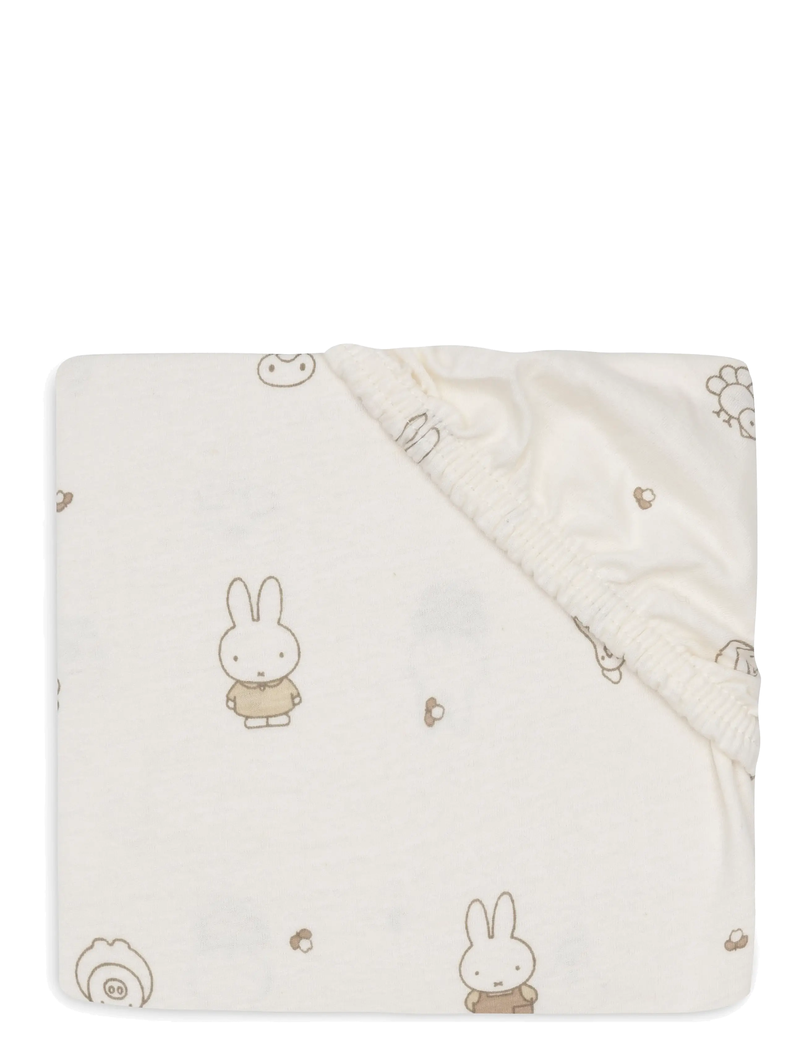 Jollein Fitted Sheet - Jersey - Jollein - MIFFY FAMILY FARM / cream