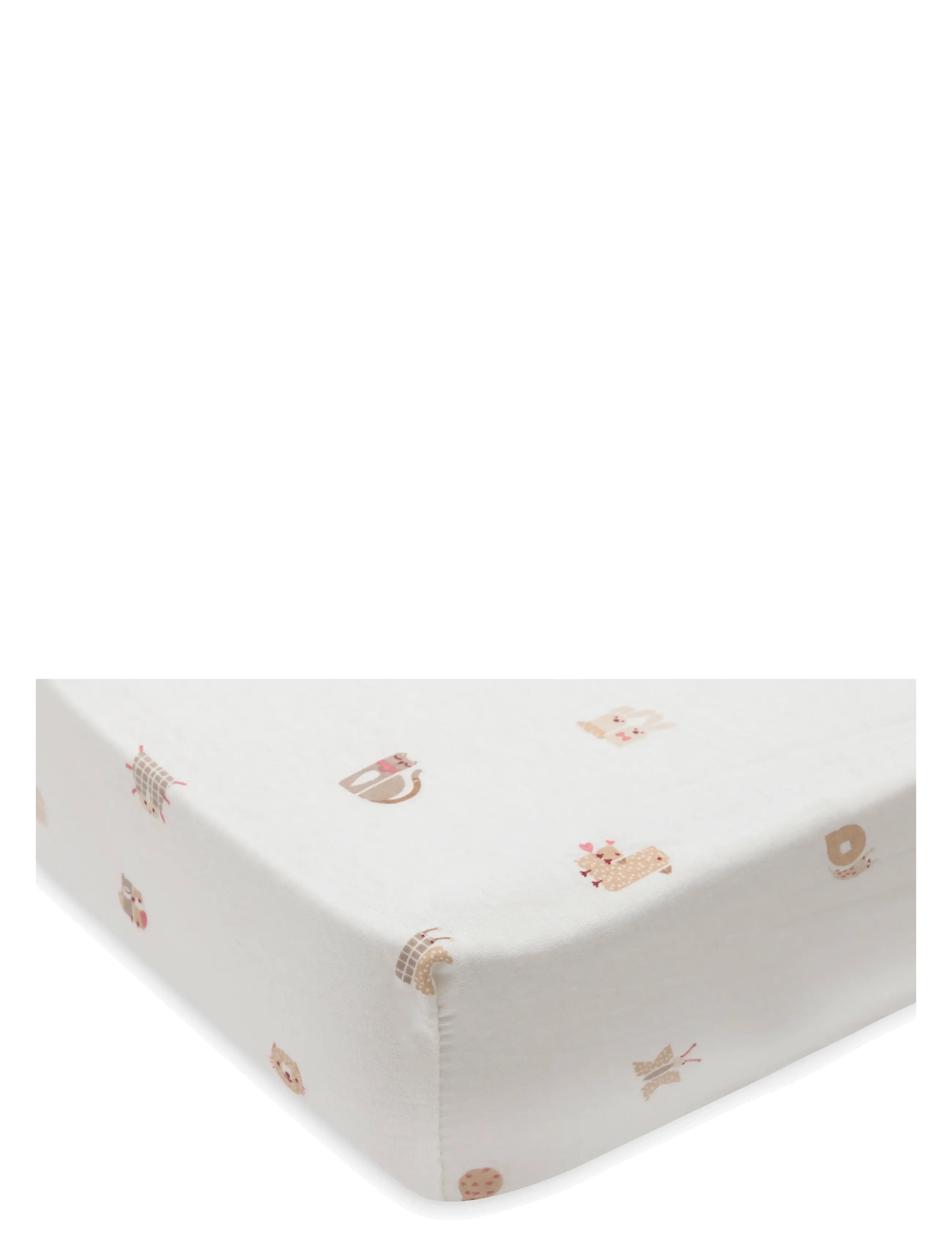 Jollein - Fitted Sheet - Jersey - animal friends - 2