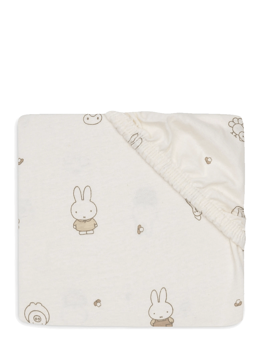 Jollein - Fitted Sheet - Jersey - miffy family farm - 0