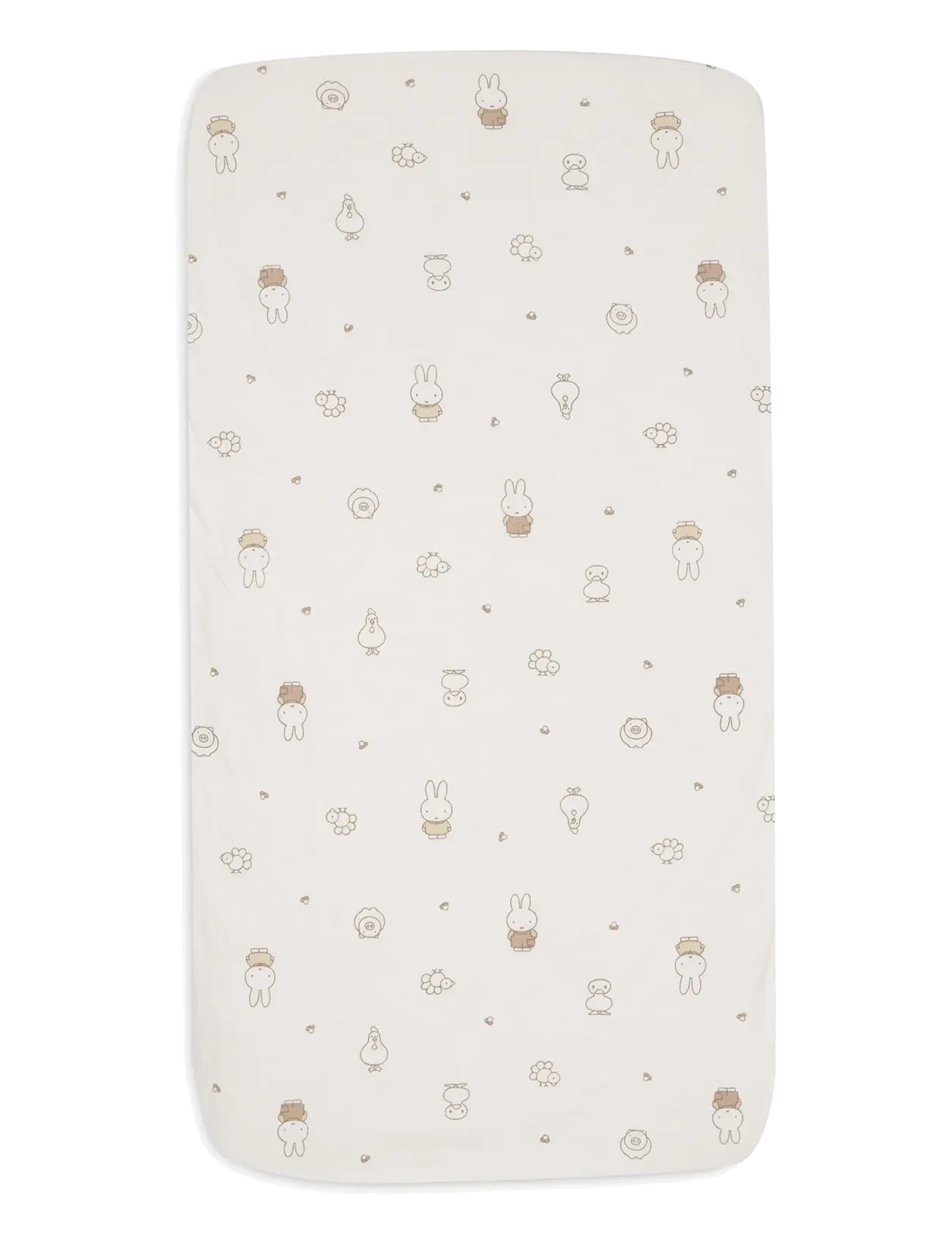 Jollein - Fitted Sheet - Jersey - miffy family farm - 1
