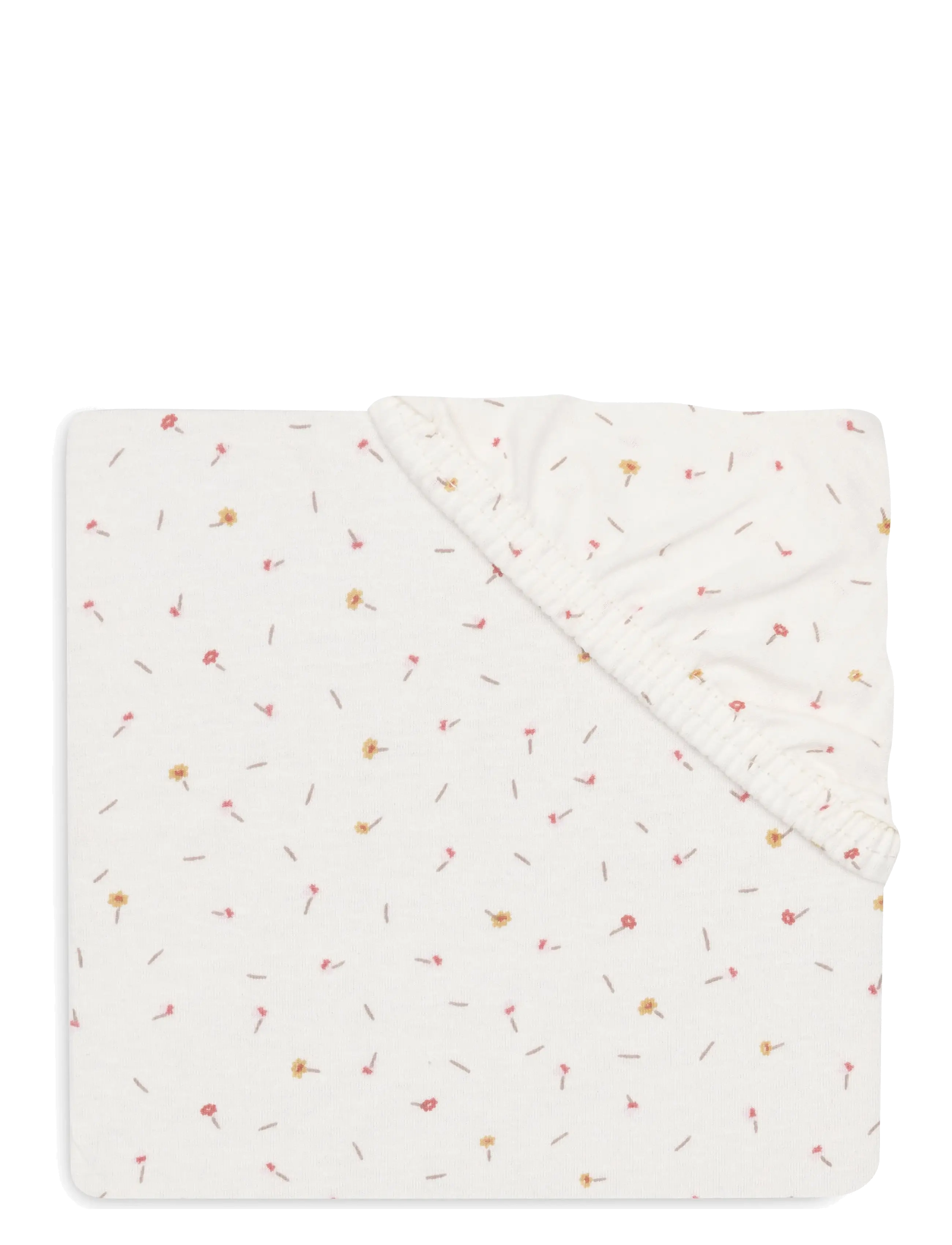 Jollein Fitted Sheet - Jersey - Jollein - PRETTY PICNIC / cream