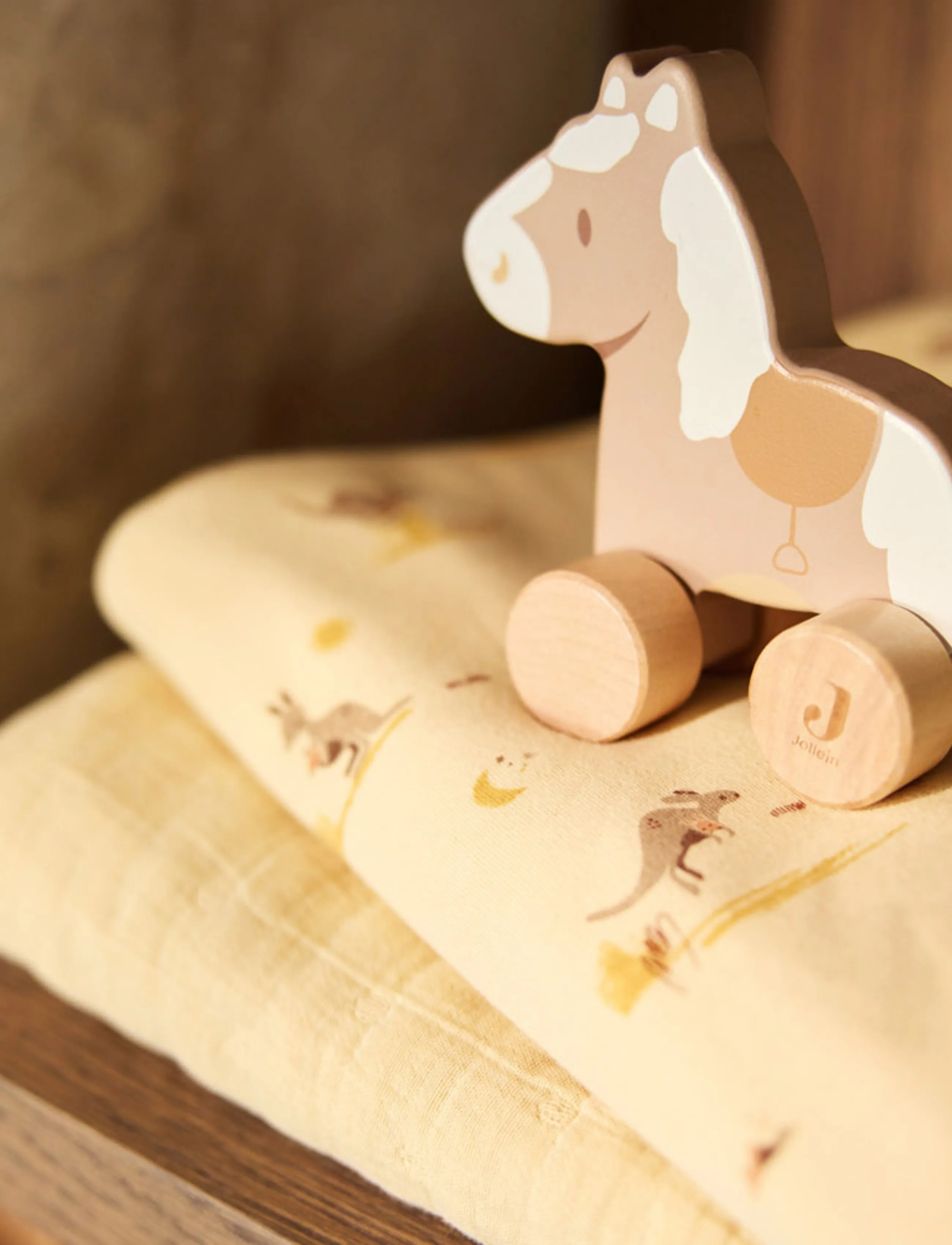 Jollein Fitted Sheet - Jersey, 75X100, Cream, Babysøvn > Nusseklude, Børn