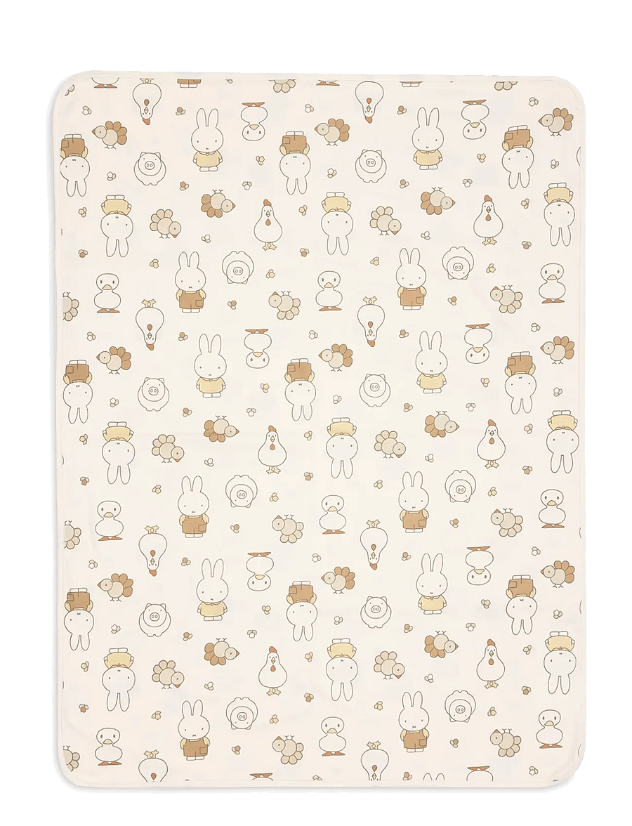 Jollein - Blanket - Jersey - schmusetuch - miffy family farm - 0