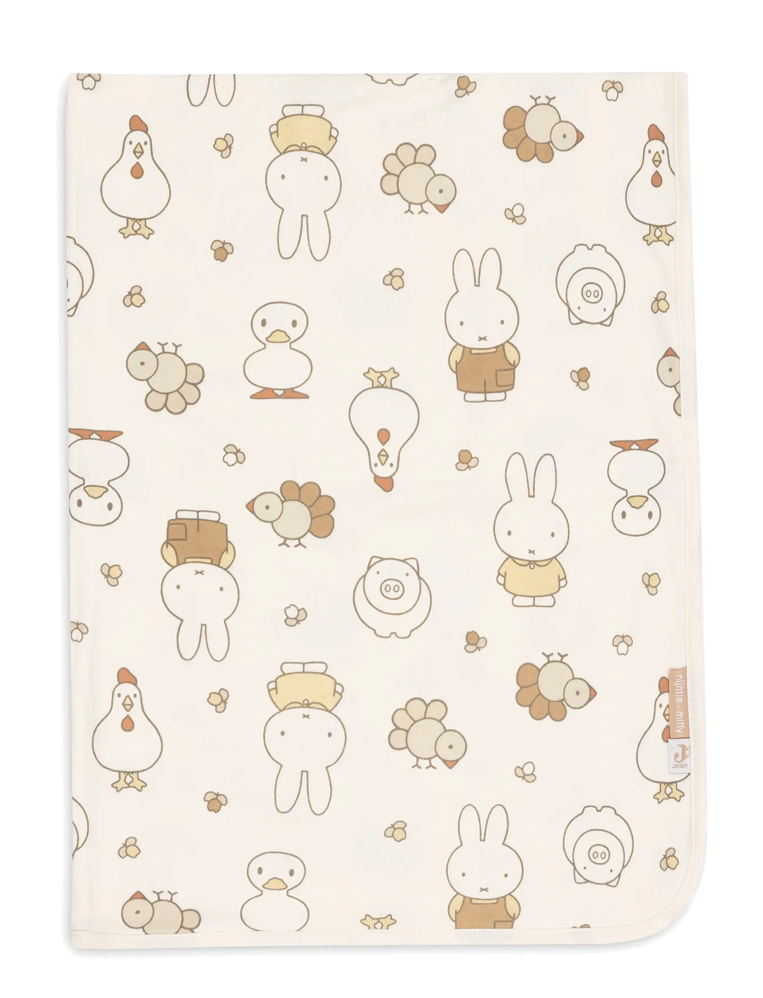 Jollein - Blanket - Jersey - schmusetuch - miffy family farm - 1